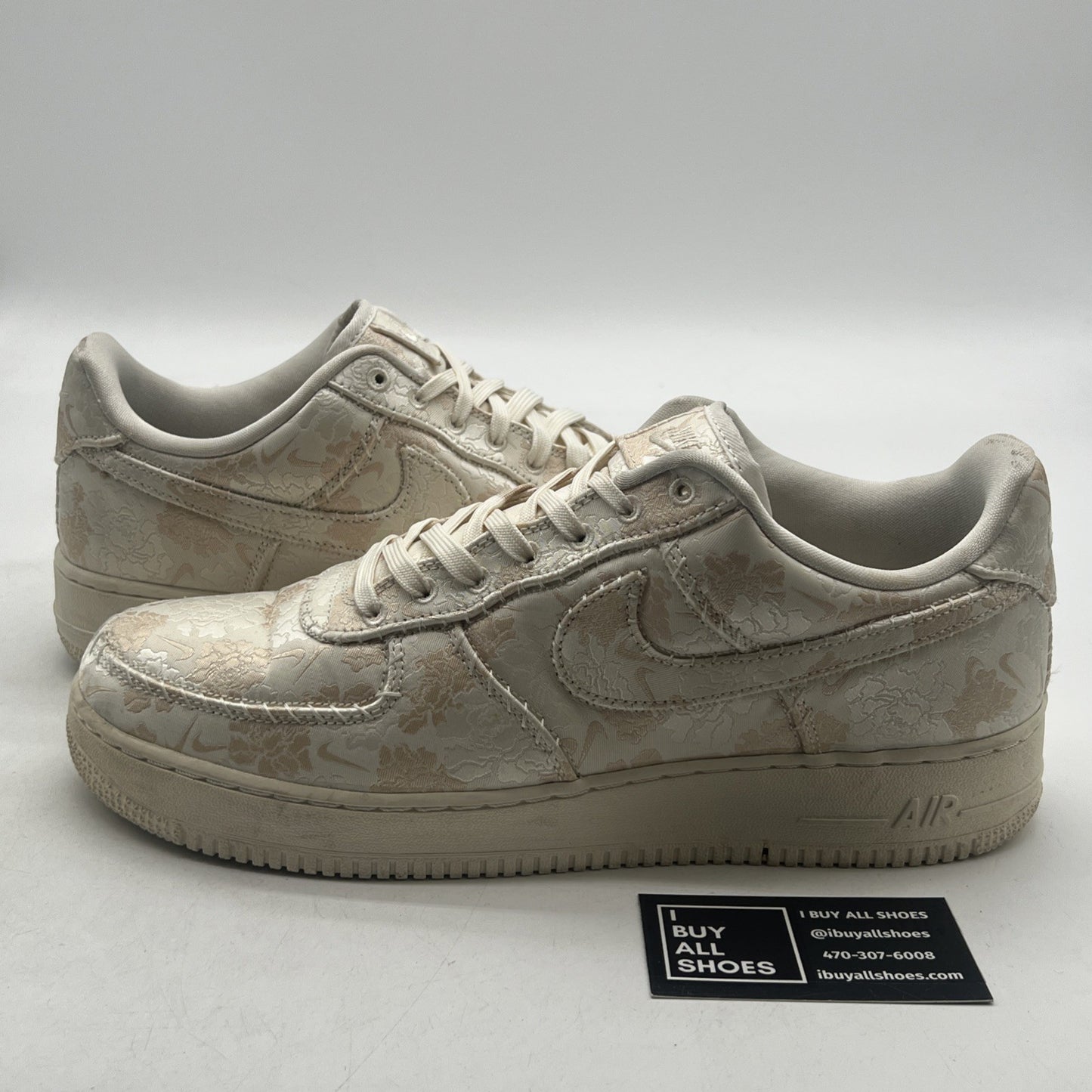 Size 11.5 - Nike Air Force 1 '07 PRM 3 Pale Ivory (AT4144-100)