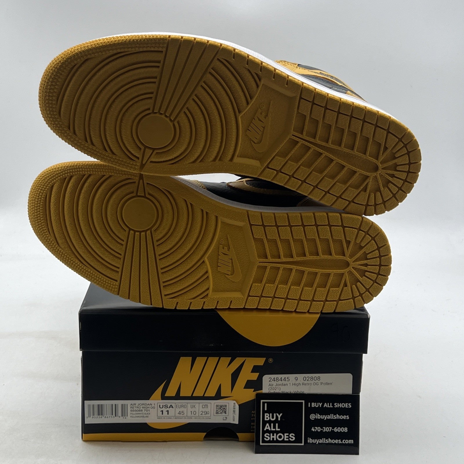 Size 11 - Air Jordan 1 Retro OG High Pollen (555088-701)