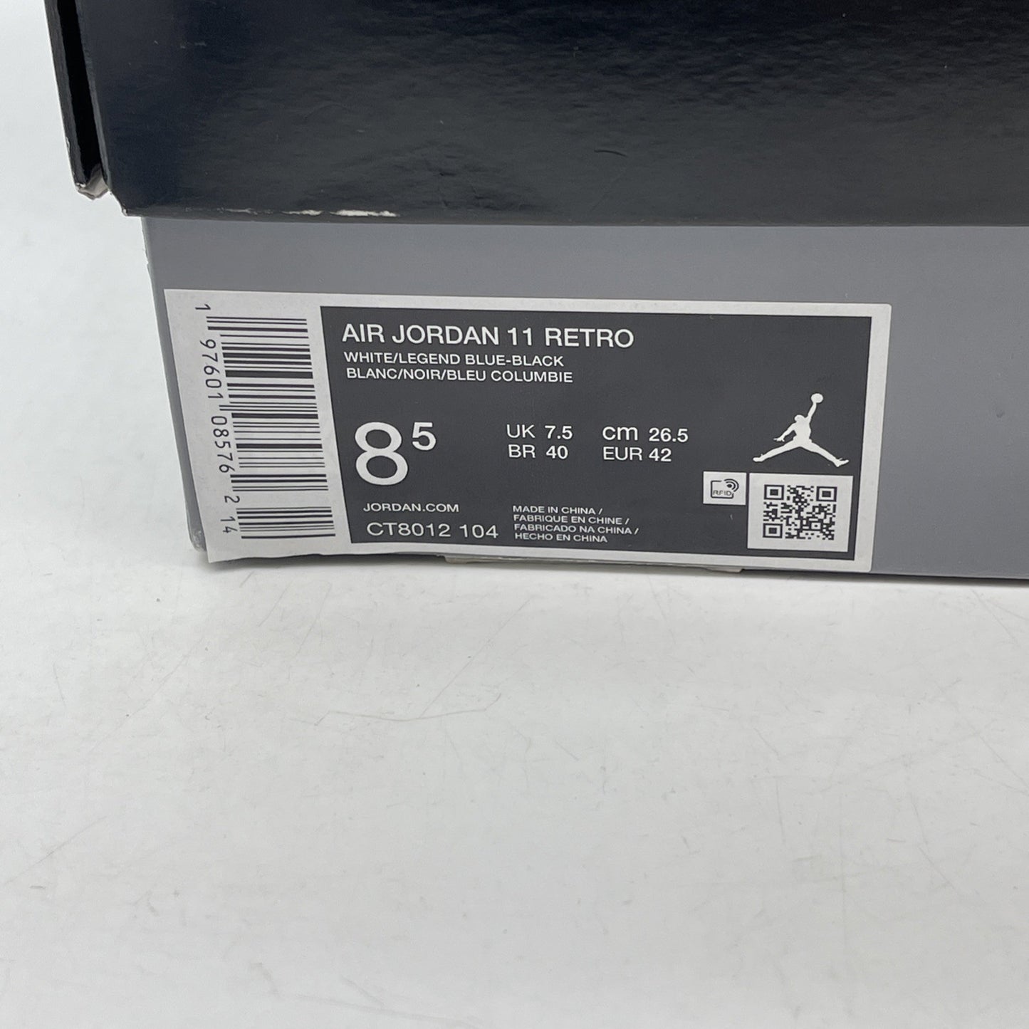 Size 8.5 - Air Jordan 11 Retro 2024 Legend Blue White Black Leather (CT8012-104)
