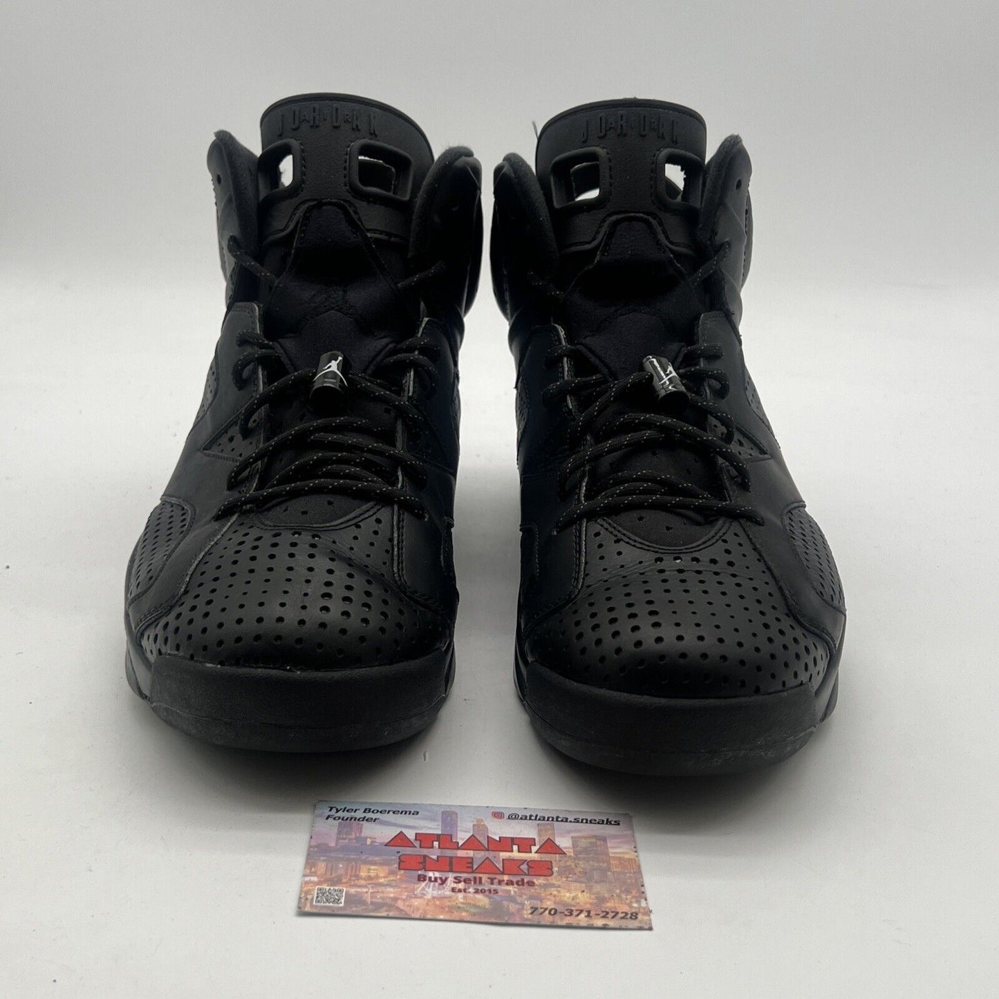 Size 11.5 - Air Jordan 6 Retro Black Cat 2016 (384664-020)