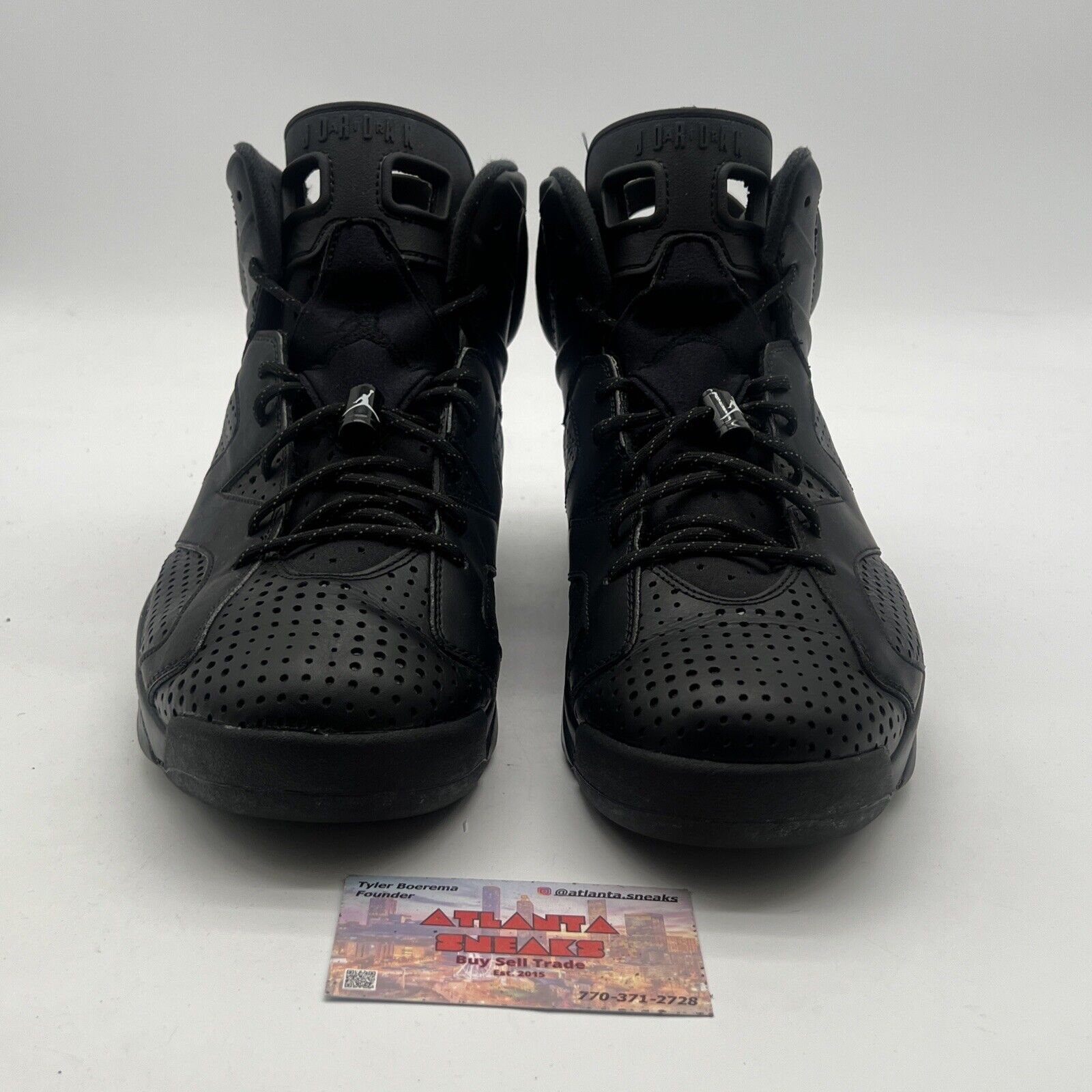 Size 11.5 - Air Jordan 6 Retro Black Cat 2016 (384664-020)