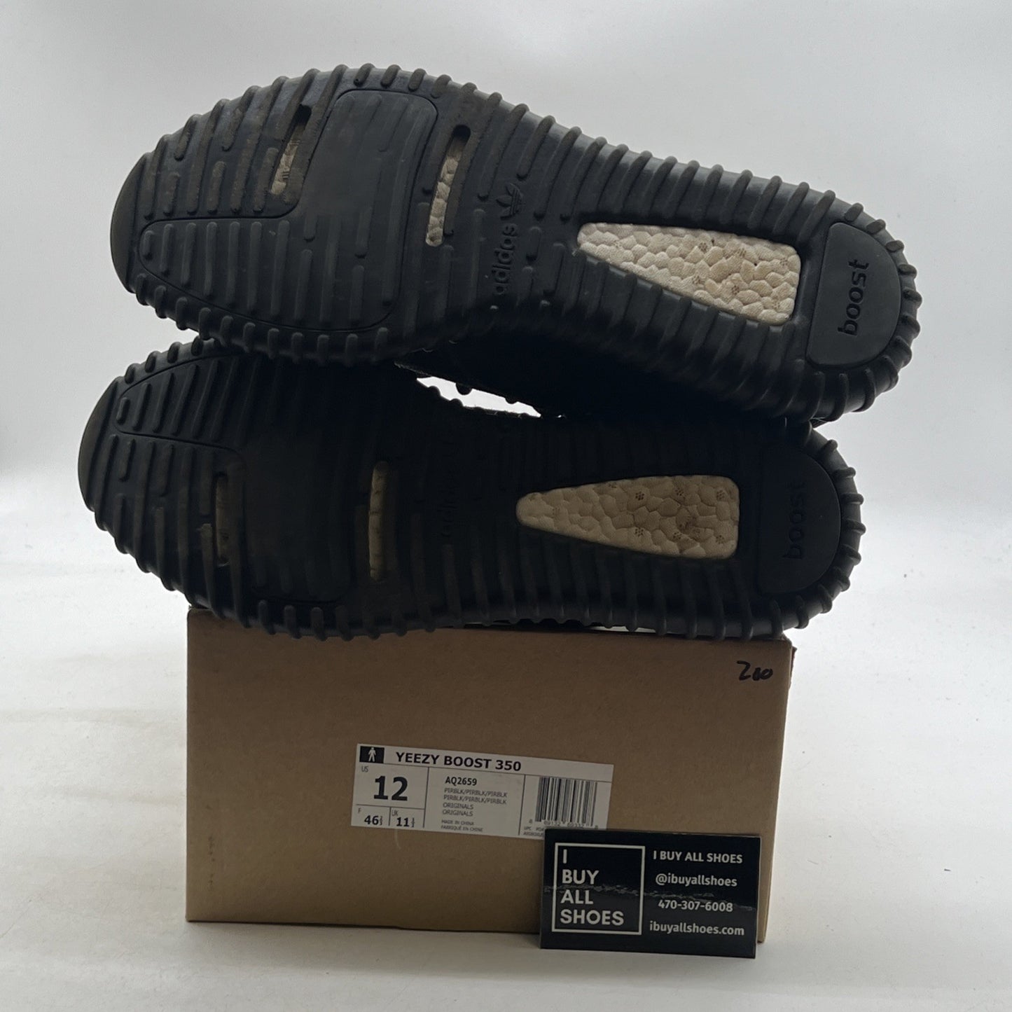 Size 12 - adidas Yeezy Boost 350 2015 Pirate Black (AQ2659)