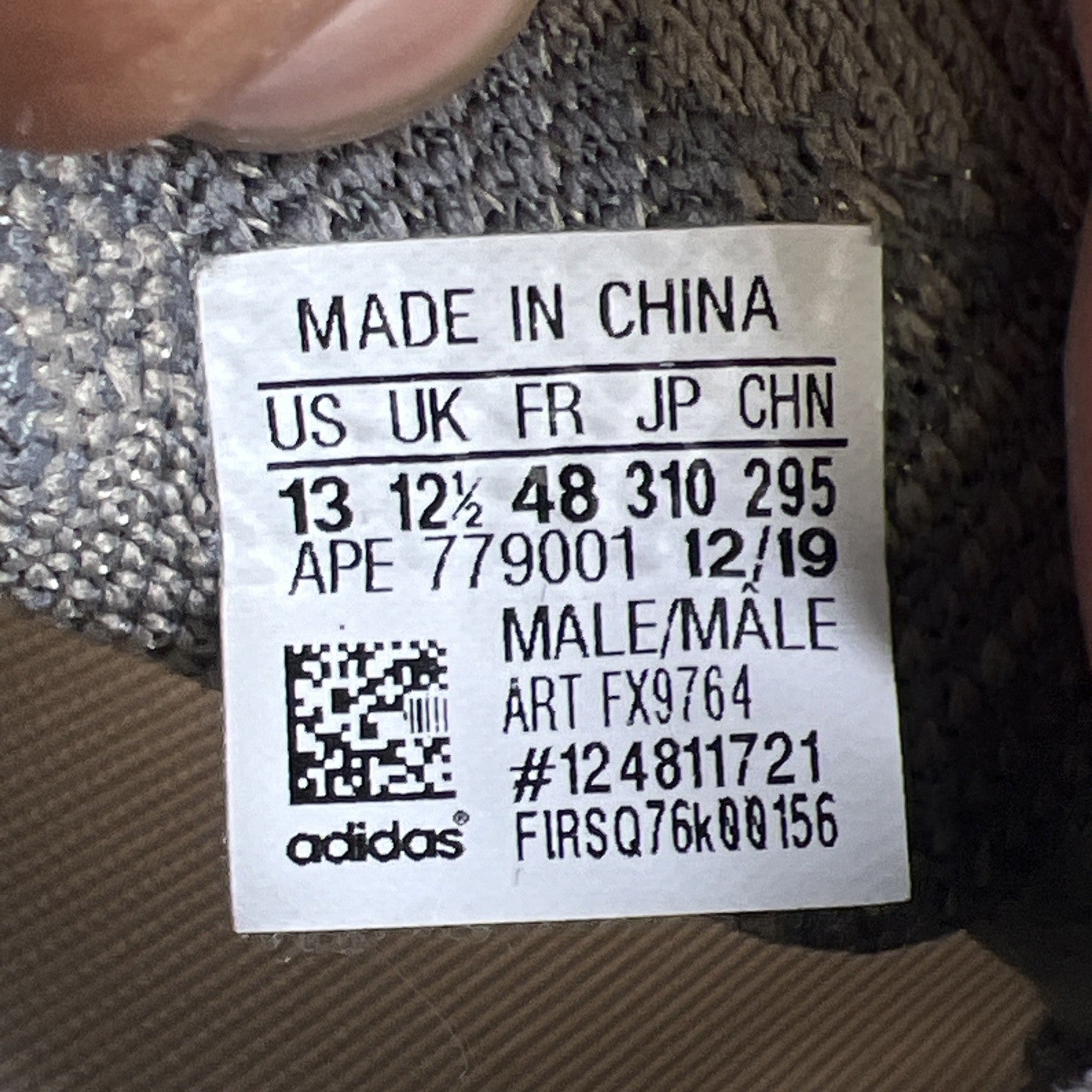 Size 13 - adidas Yeezy Boost 380 Mist Non-Reflective (FX9764)