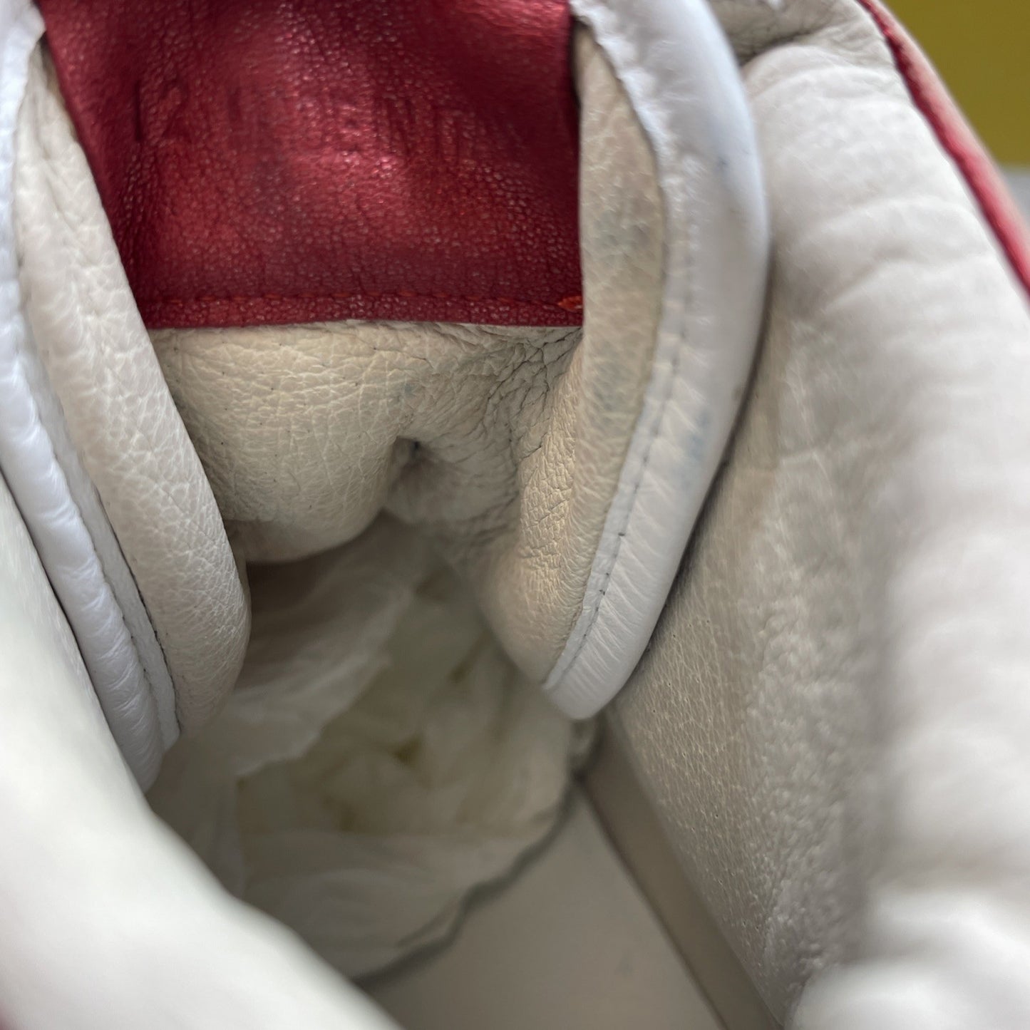 Size 12 - Rhude Rhecess Hi White Red (05AFO14501)