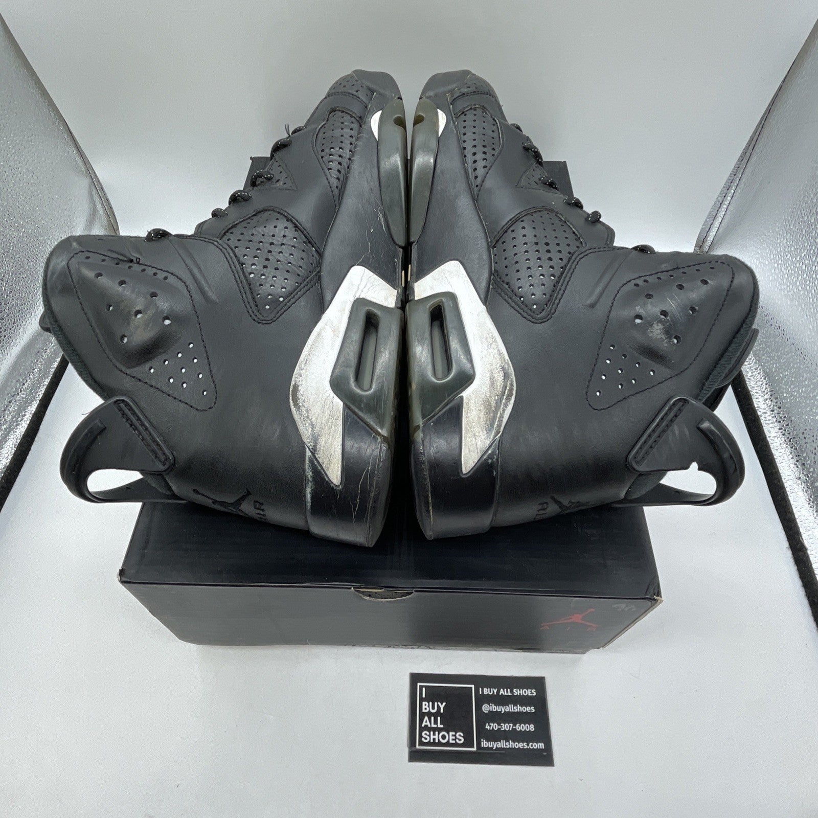 Size 11 - Air Jordan 6 Retro Black Cat (384664-020)