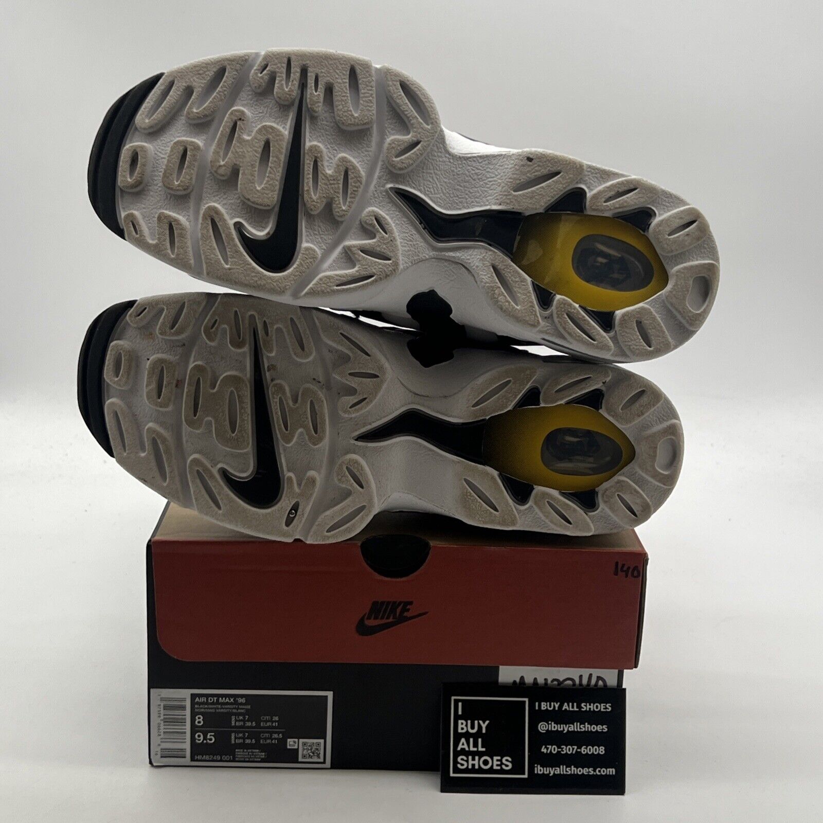 Size 11.5 - Nike Air DT Max ’96 2024 Black White (HM8249-001)