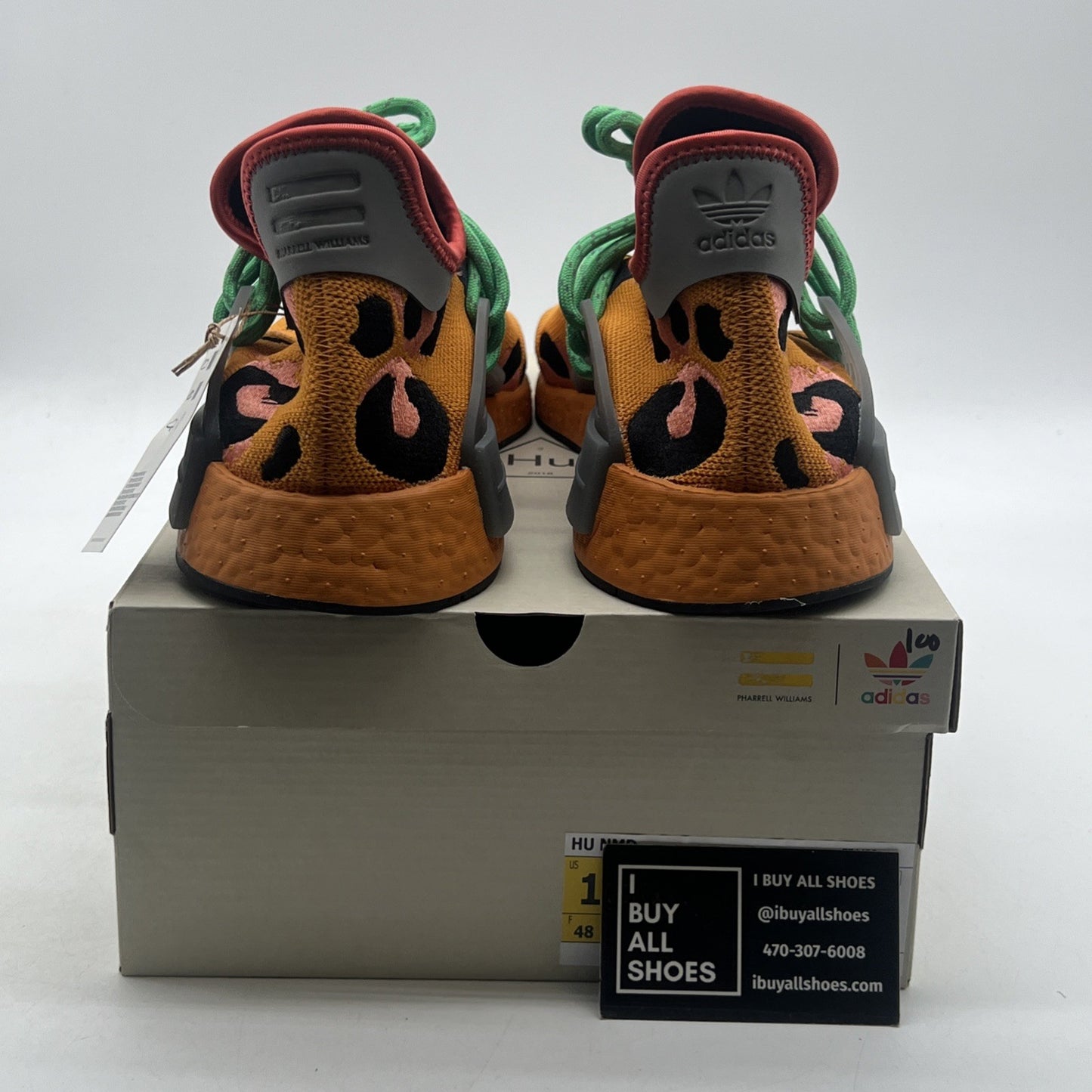 Size 13 - adidas Pharrell x NMD Human Race Animal Print (GZ4439)