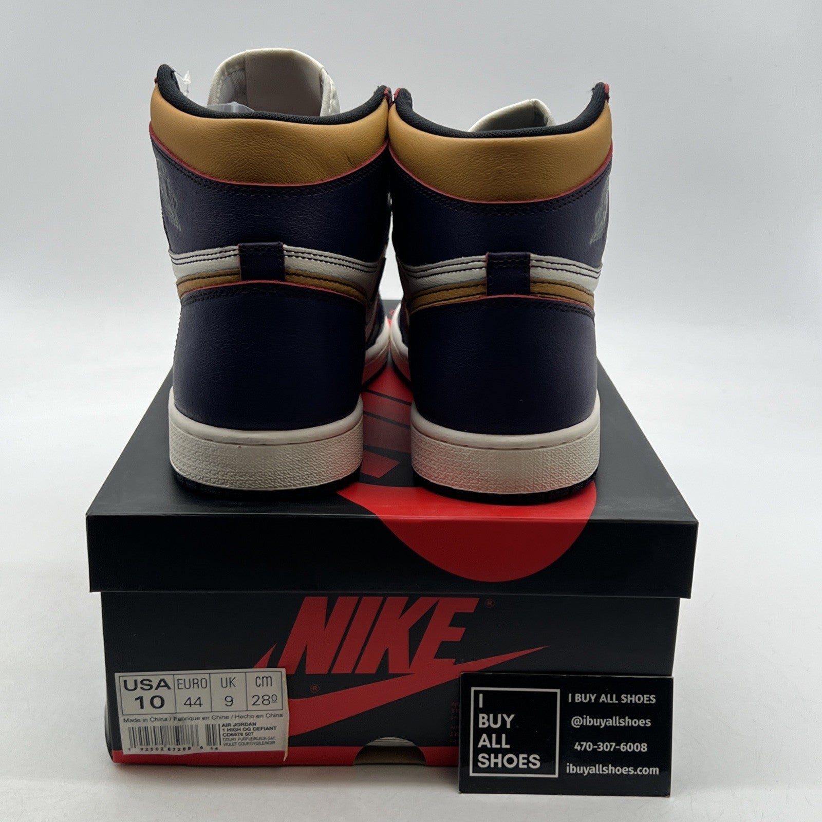 Size 10 - Air Jordan 1 Retro High SB LA To Chicago 2019 (CD6578-507)