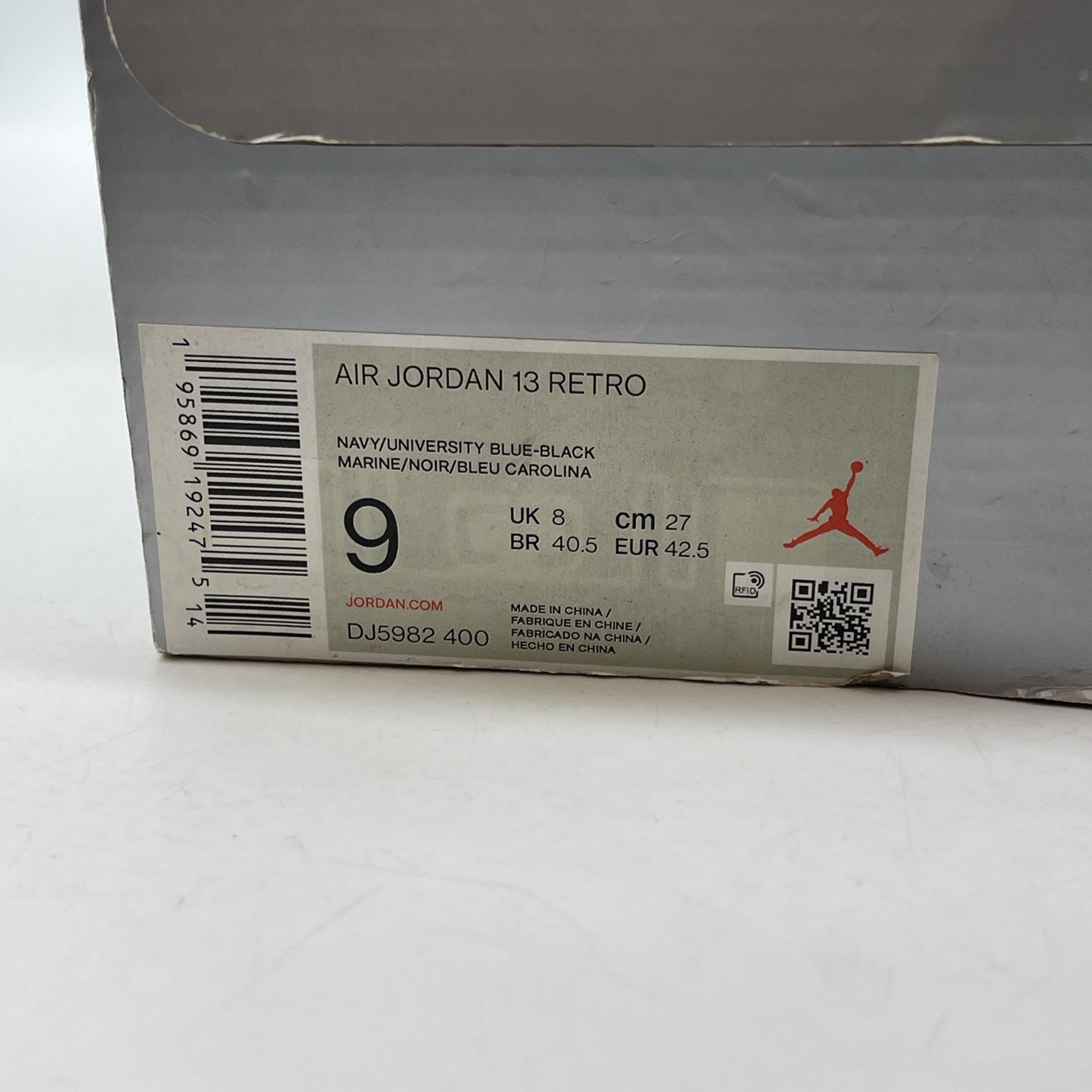 Size 9 - Jordan 13 Navy 2022 Black Suede Leather (DJ5982-400)