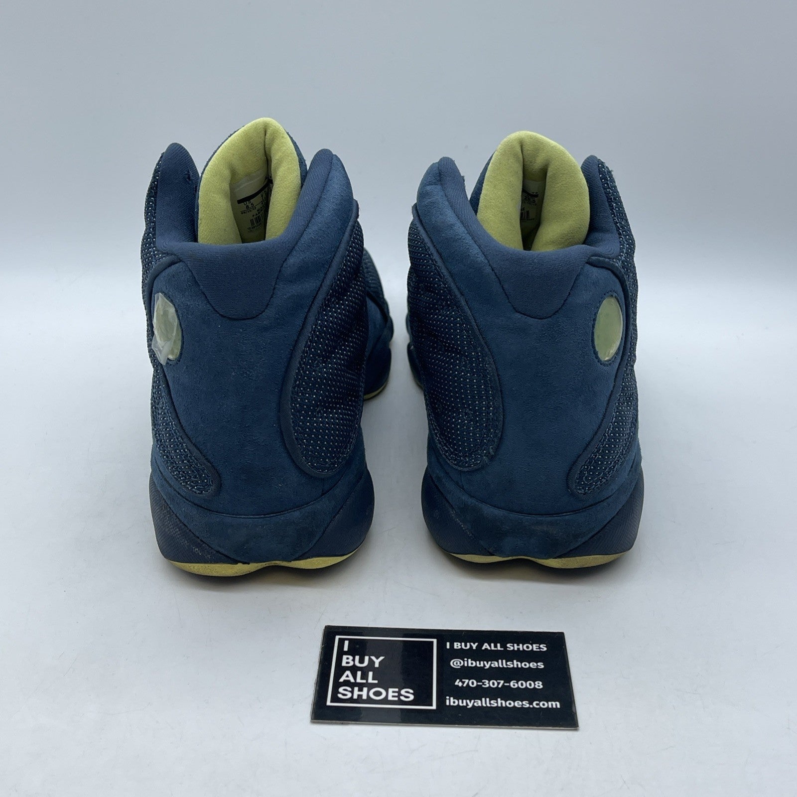 Size 8.5 - Air Jordan 13 Retro Squadron Blue Suede Leather (414571405)