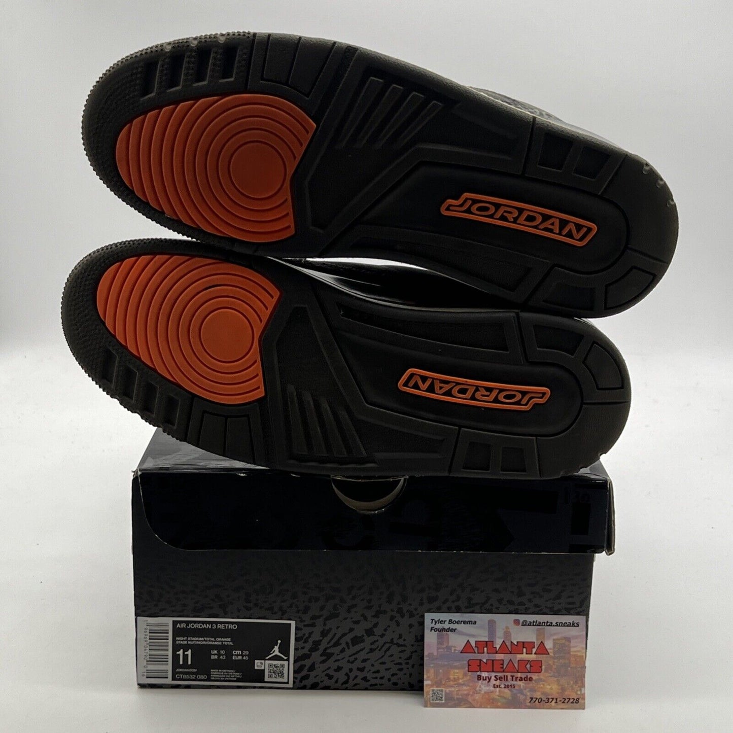 Size 11 - Air Jordan 3 Retro 2023 Mid Fear (CT8532-080)