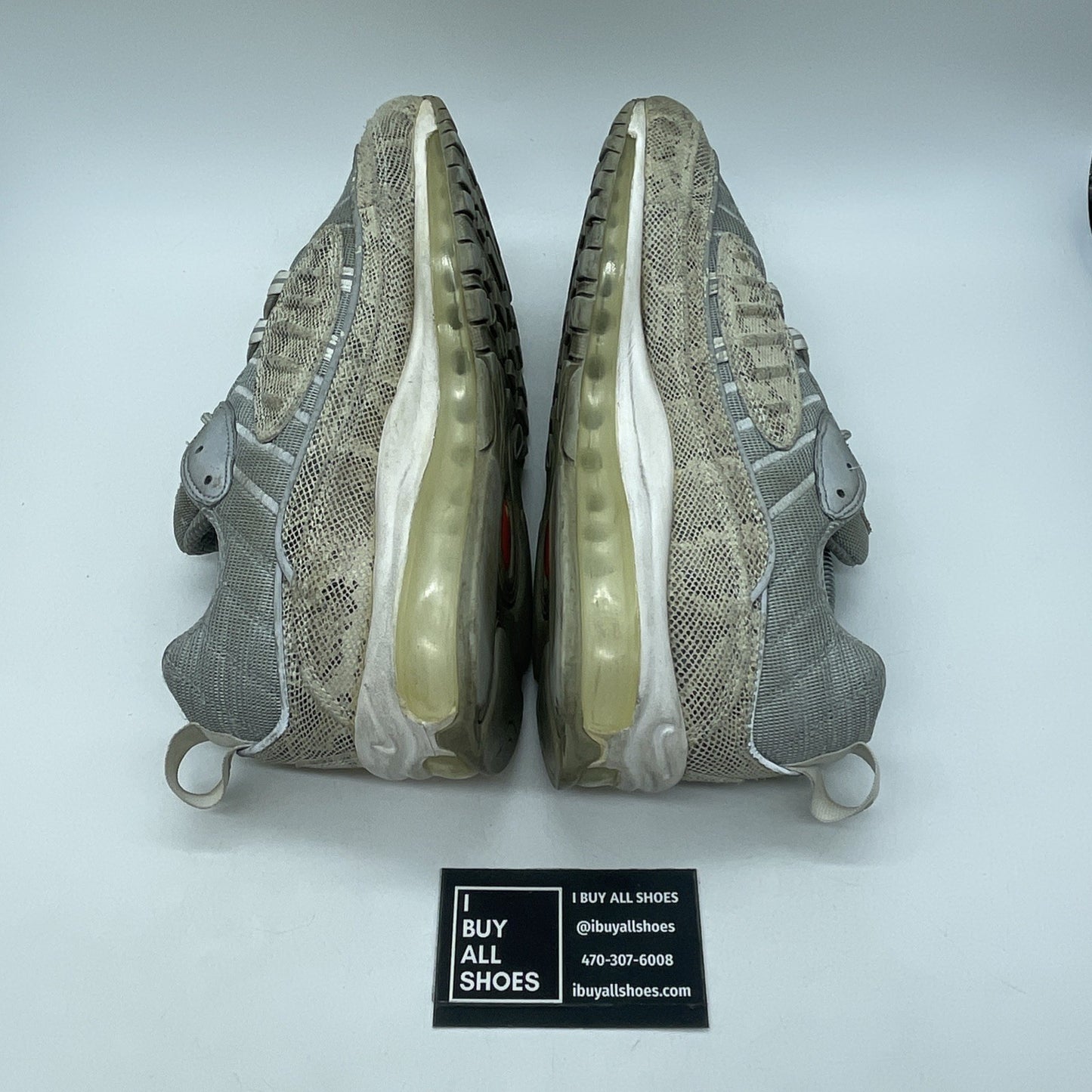 Size 10.5 - Nike Supreme x Air Max 98 Snakeskin Brown Grey Suede (844694-100)