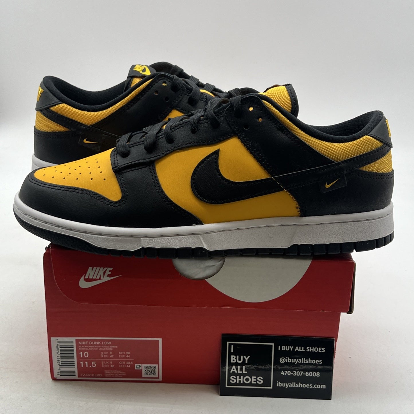 Size 10 - Nike Dunk Low Reverse Goldenrod (FZ4618-001)