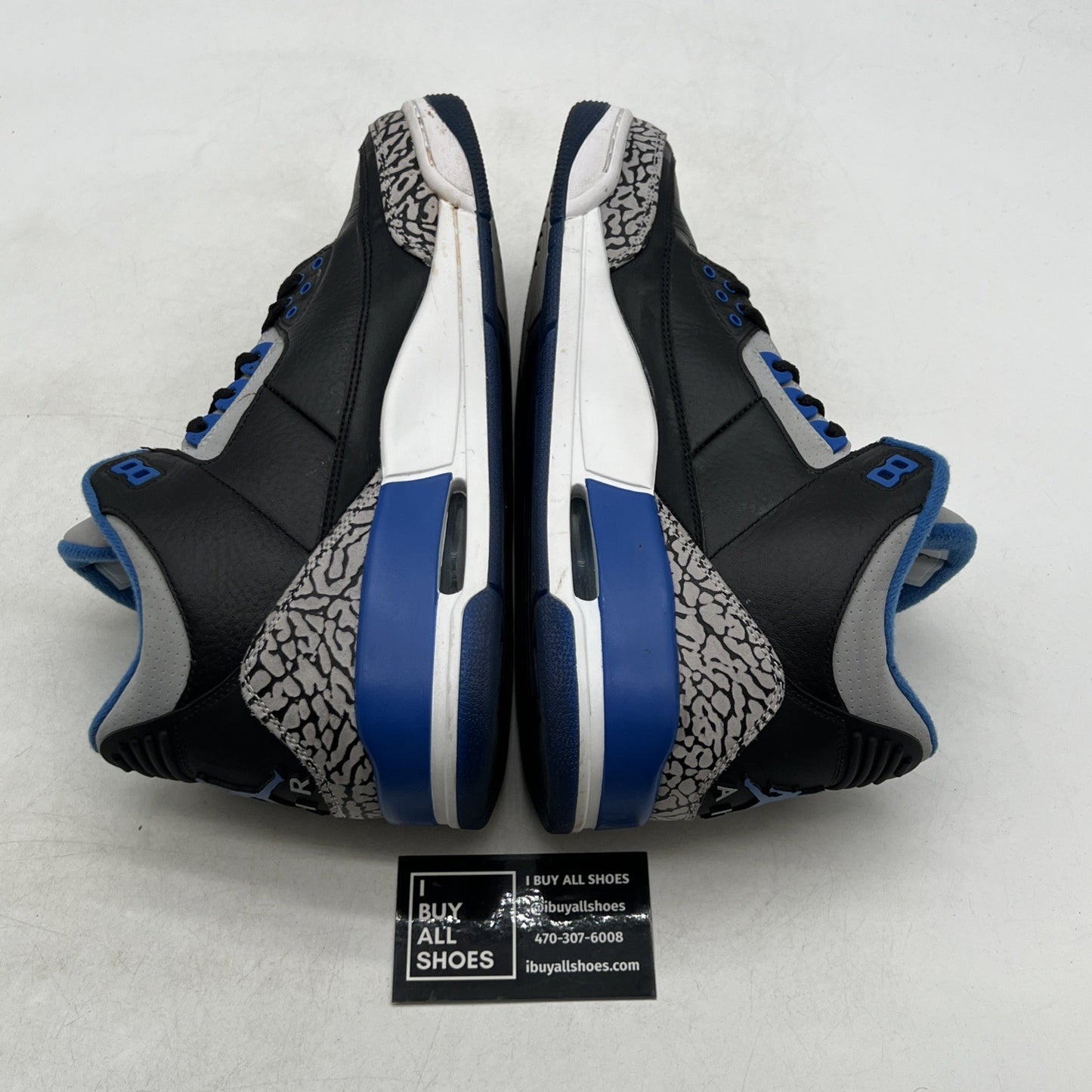 Size 9.5 - Air Jordan 3 Retro Sport Blue (136064-007)