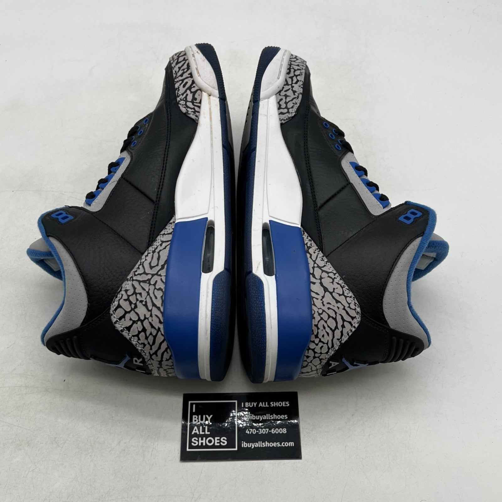 Size 9.5 - Air Jordan 3 Retro Sport Blue (136064-007)