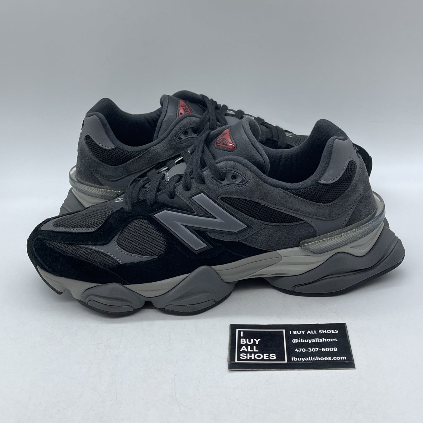 Size 10 - New Balance 9060 Black Castlerock (U9060BLK)