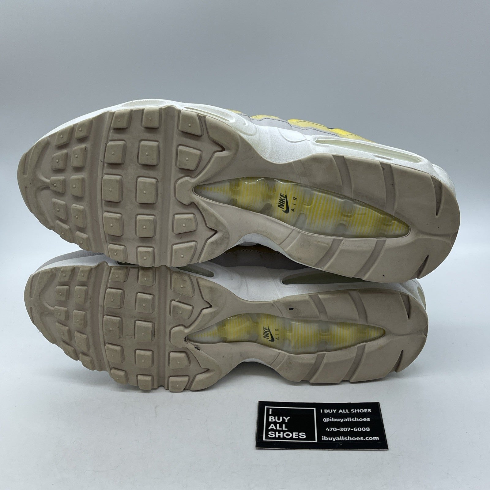 Size 10.5 - Nike Air Max 95 Essential Lemon Wash Suede Leather (749766-107)