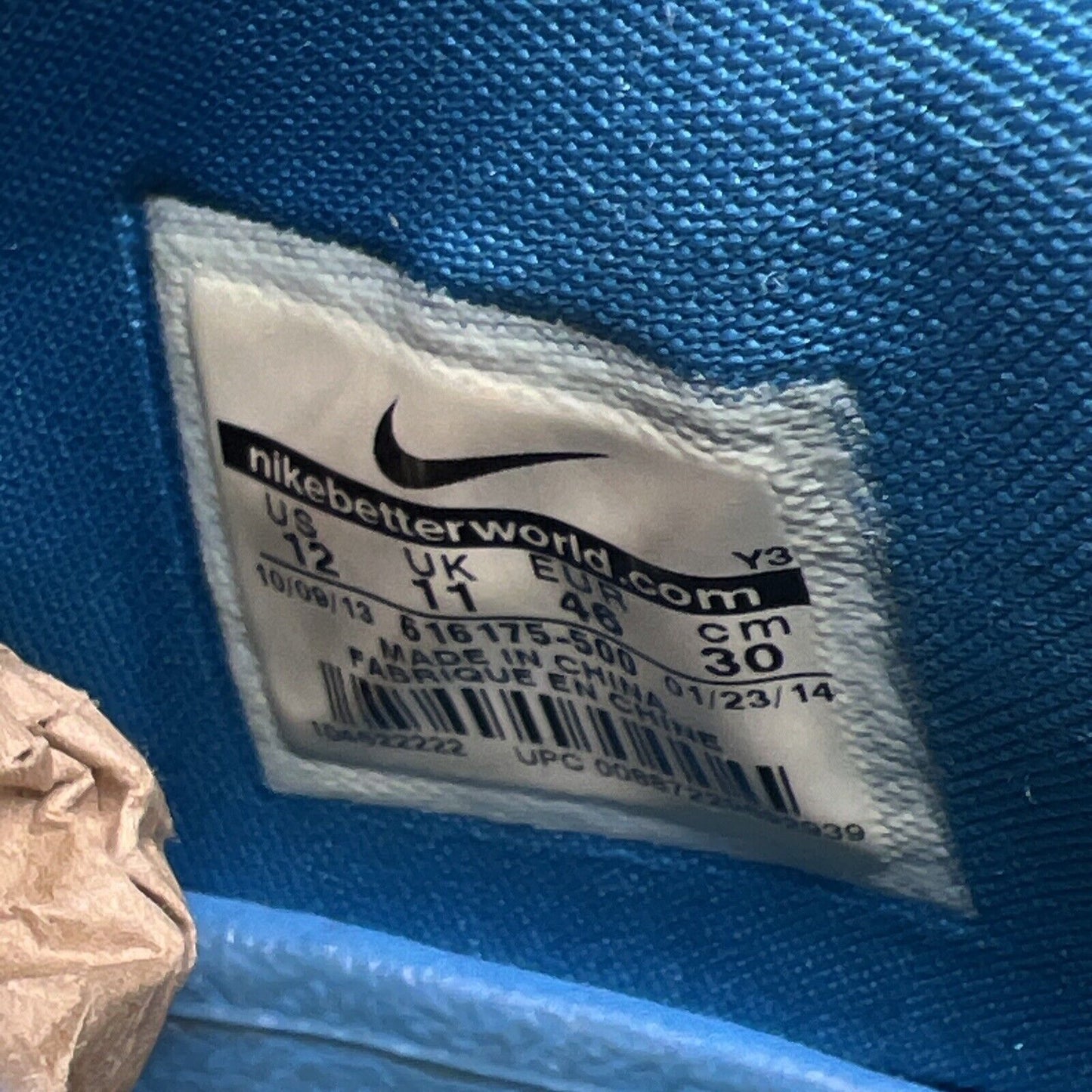 Size 12 - Nike LeBron 11 Hornets Purple Blue (616175-500)