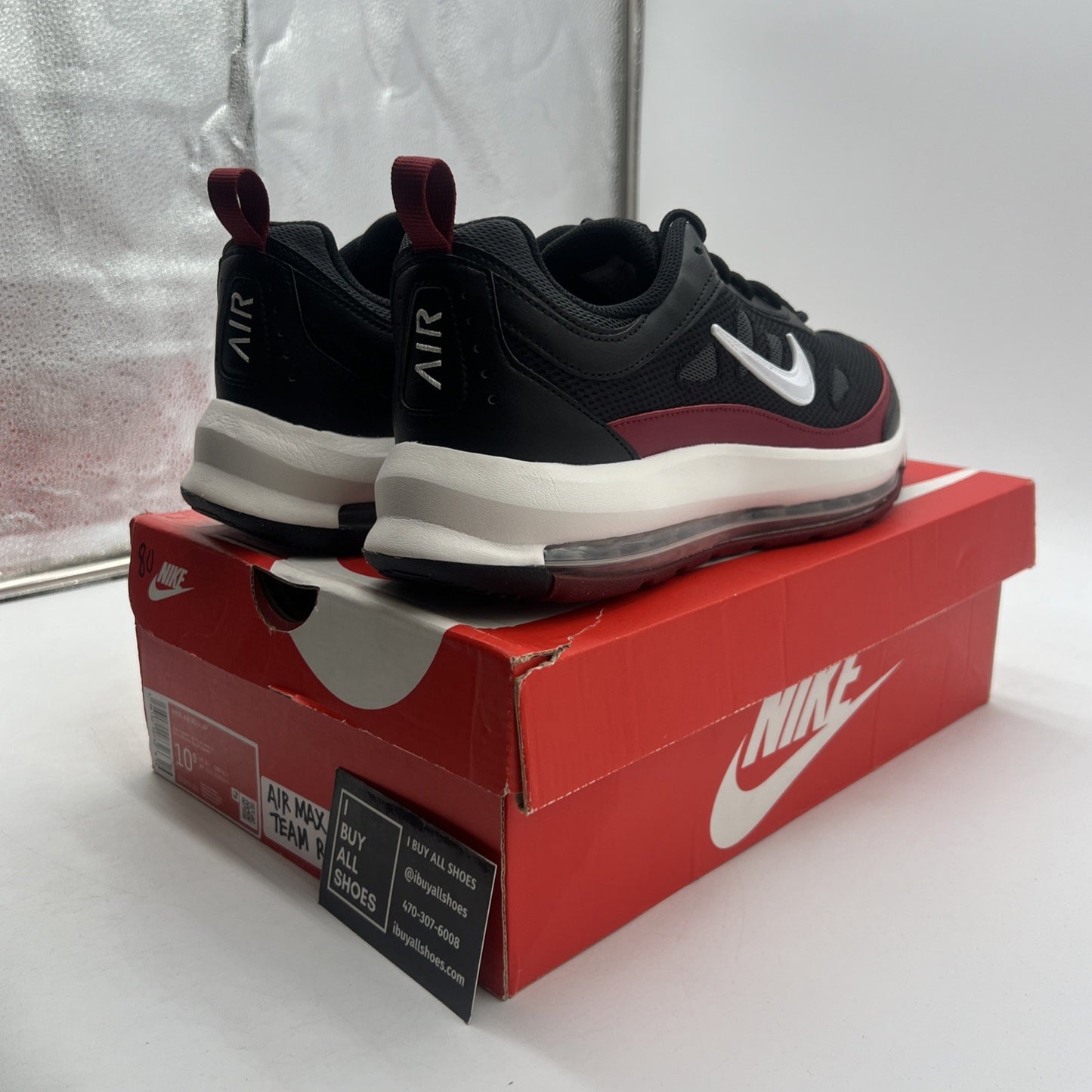 Size 10.5 - Nike Air Max AP Black Team Red (DQ3959-001)