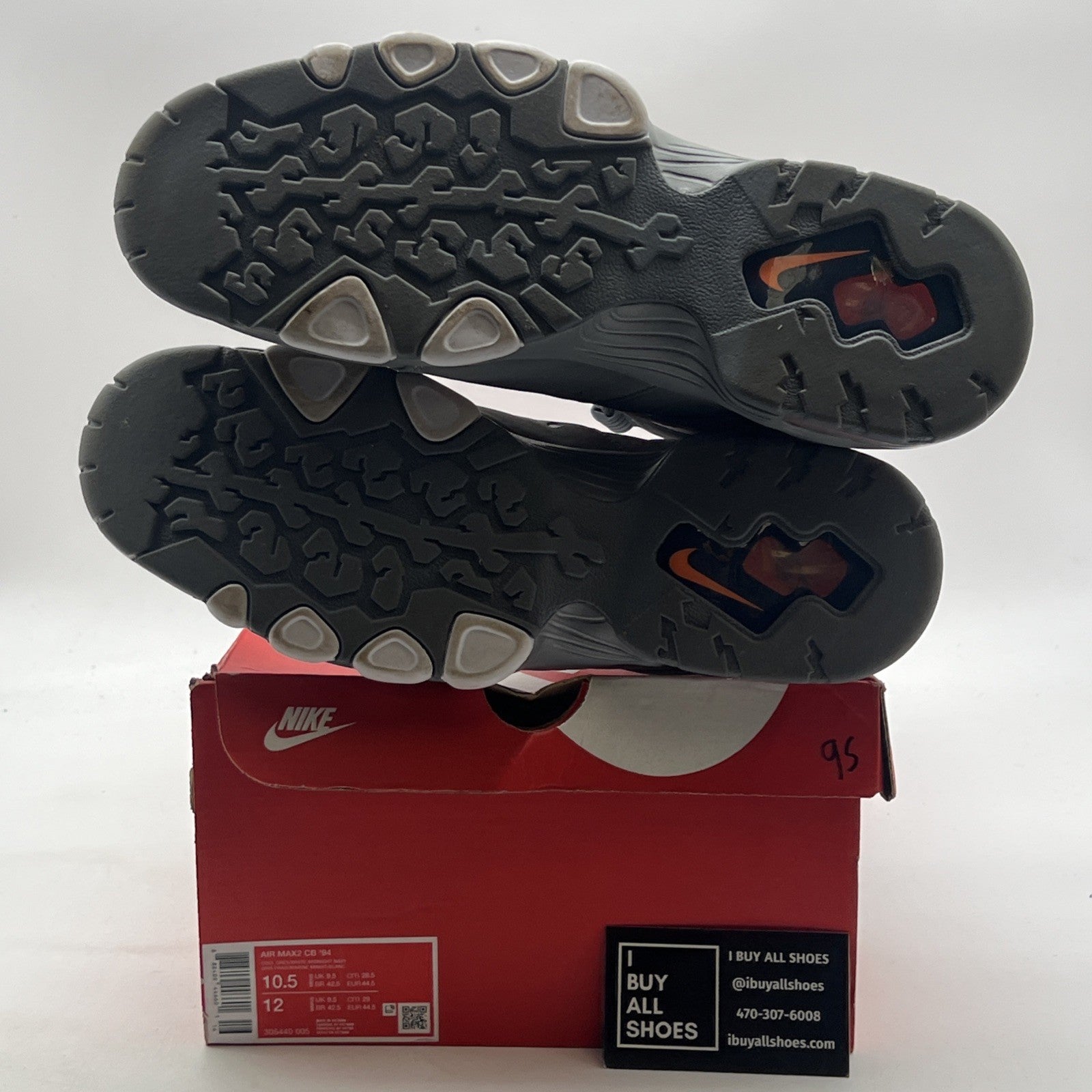Size 10.5 - Nike Air Max 2 CB 94 2015 Cool Grey (305440-005)