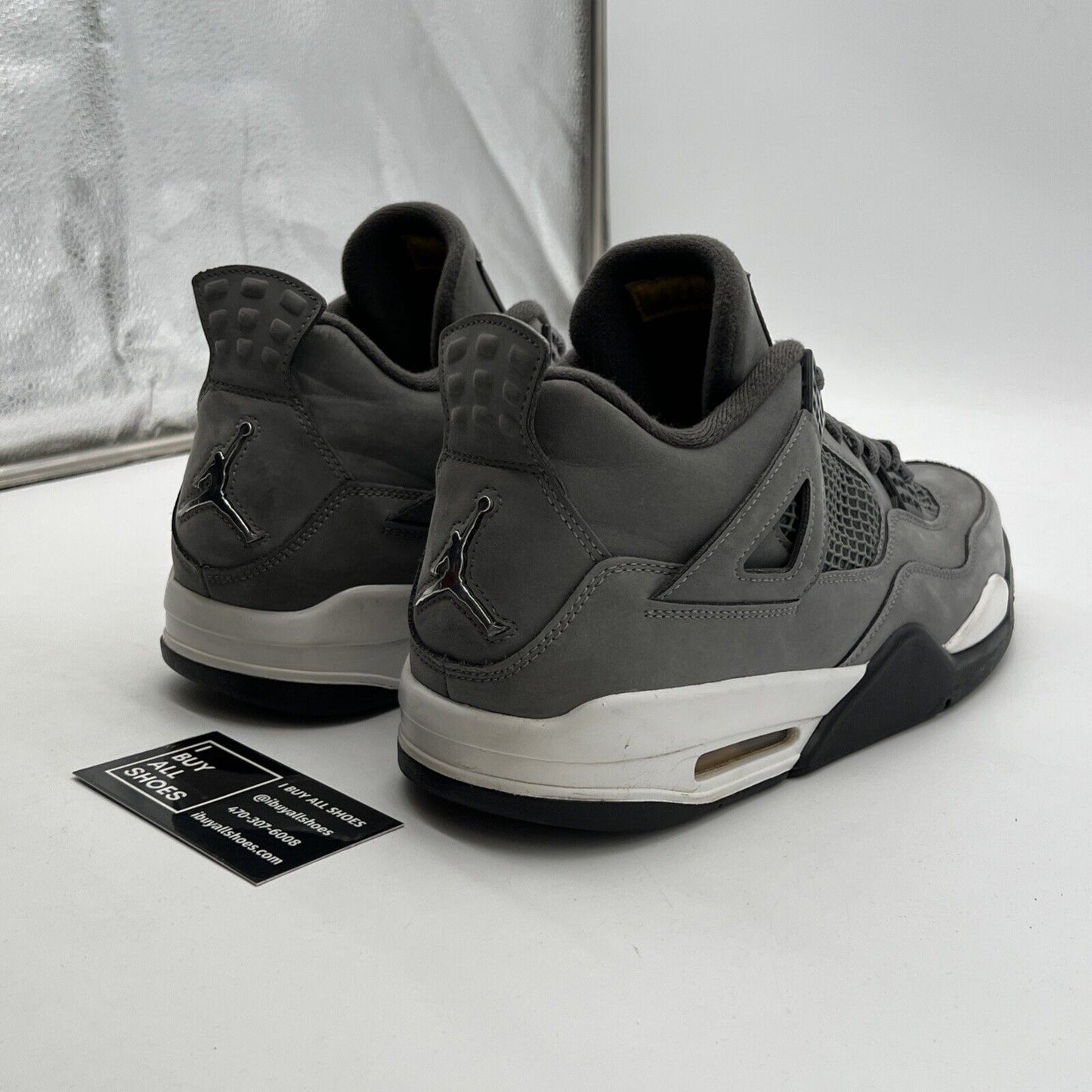 Size 11.5 - Air Jordan 4 Retro Low Cool Grey (308497-007)