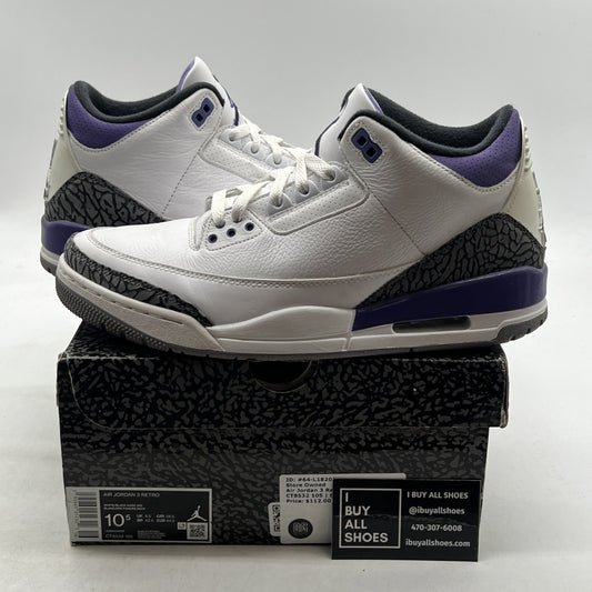 Size 10.5 - Air Jordan 3 Retro Mid Dark Iris (CT8532-105)