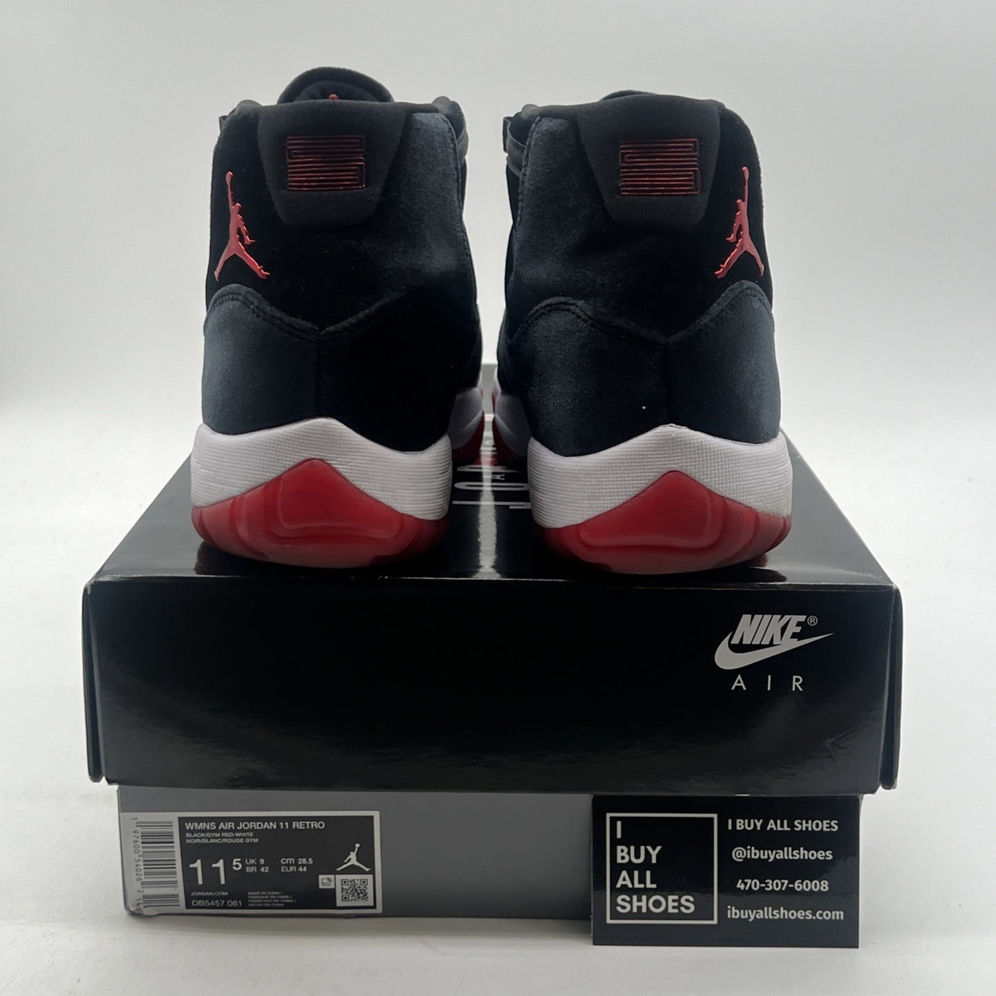 Size 11.5 - Air Jordan 11 Retro Bred Velvet W (DB5457-061)