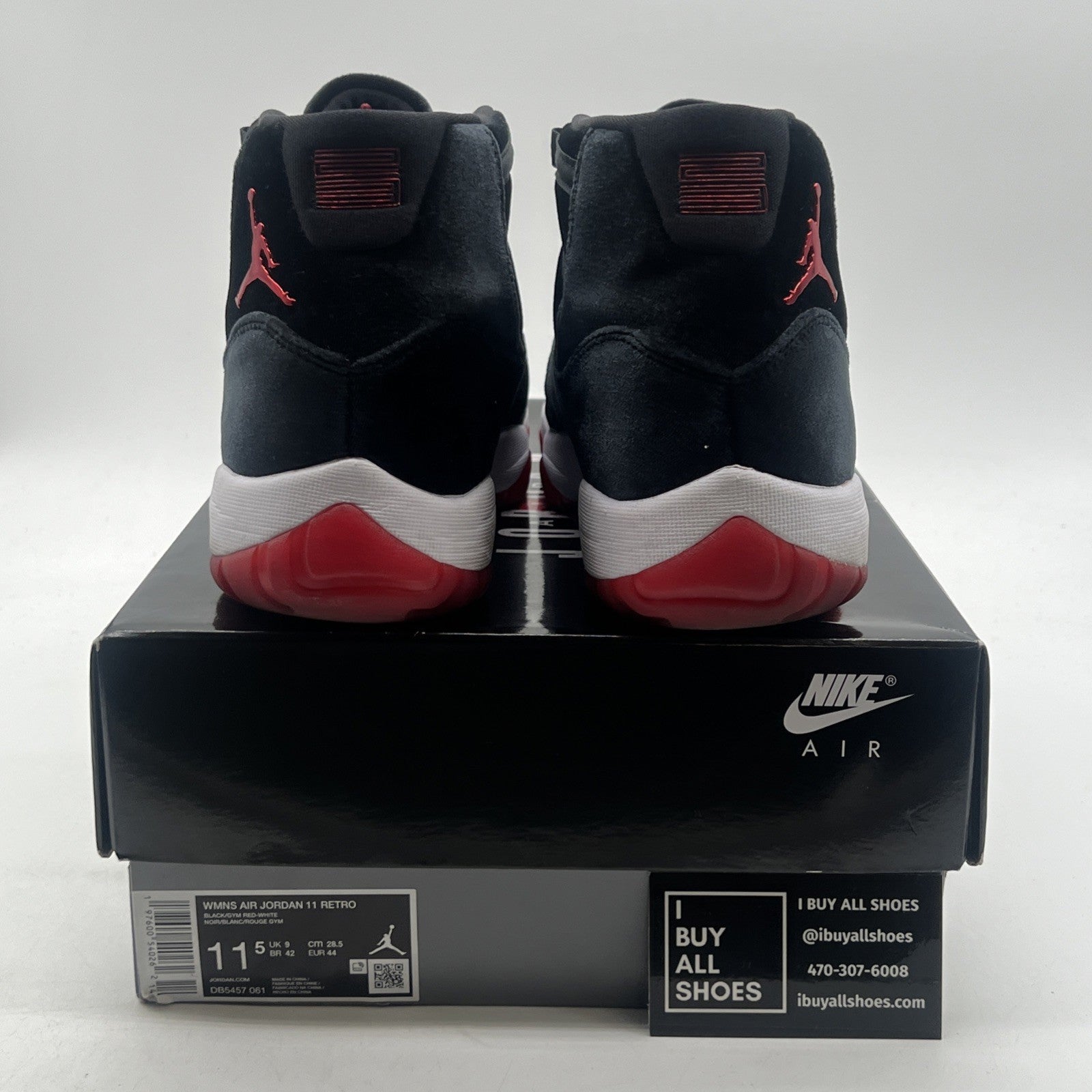 Size 11.5 - Air Jordan 11 Retro Bred Velvet W (DB5457-061)