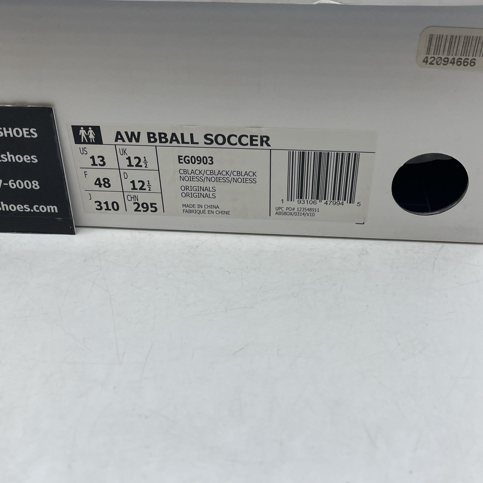 Size 13 - Adidas Alexander Wang x Bball Soccer Triple Black (EG0903)