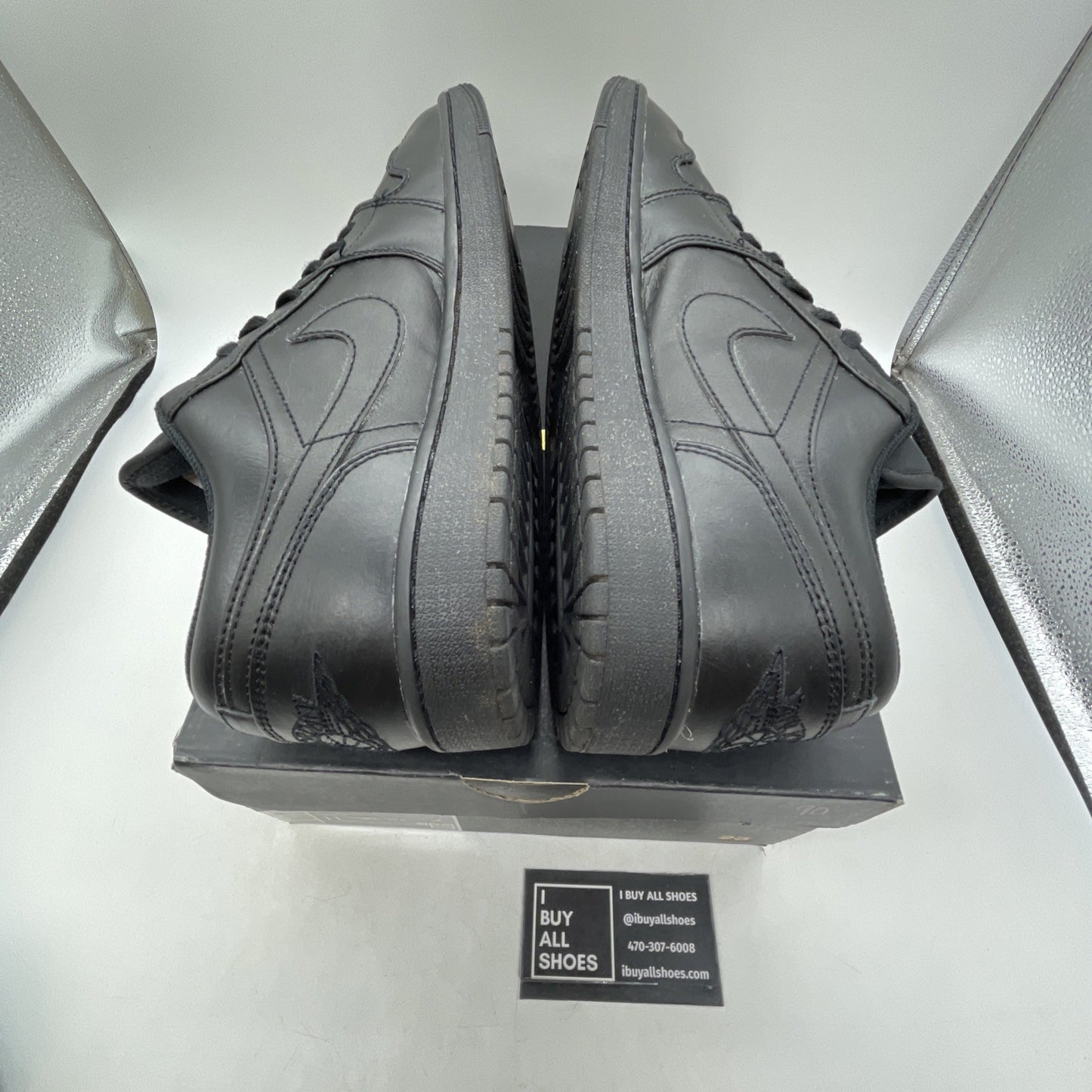 Size 11 - Air Jordan 1 2022 Low Triple Black (553558-093)