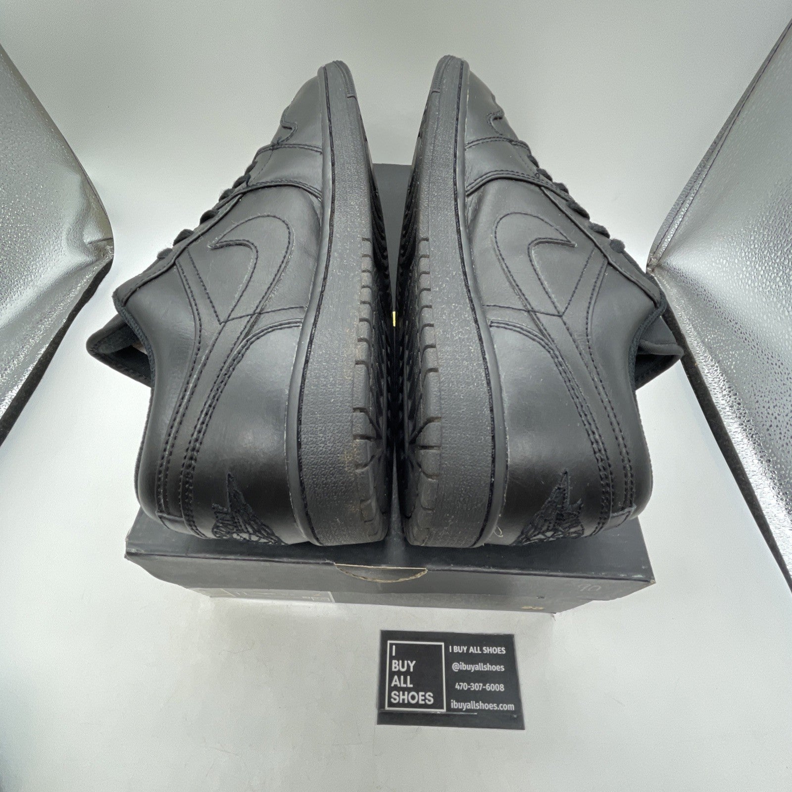 Size 11 - Air Jordan 1 2022 Low Triple Black (553558-093)