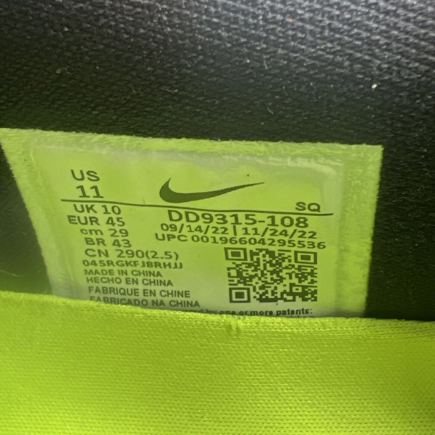 Size 11 - Air Jordan 1 Golf Low Phantom Volt (DD9315-108)