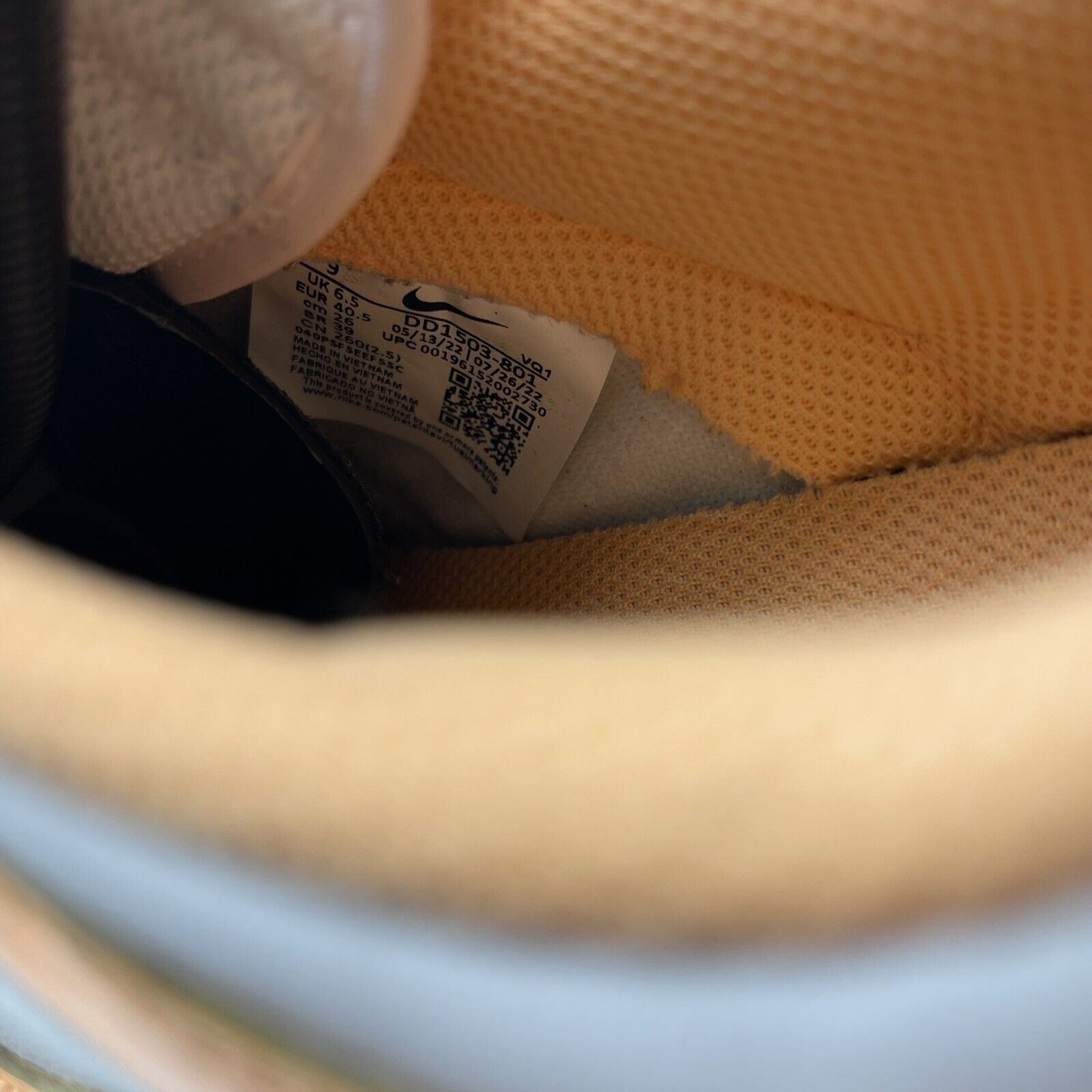 Size 9 - Nike Dunk Low Peach Cream 2022 Orange White Leather (DD1503-801)