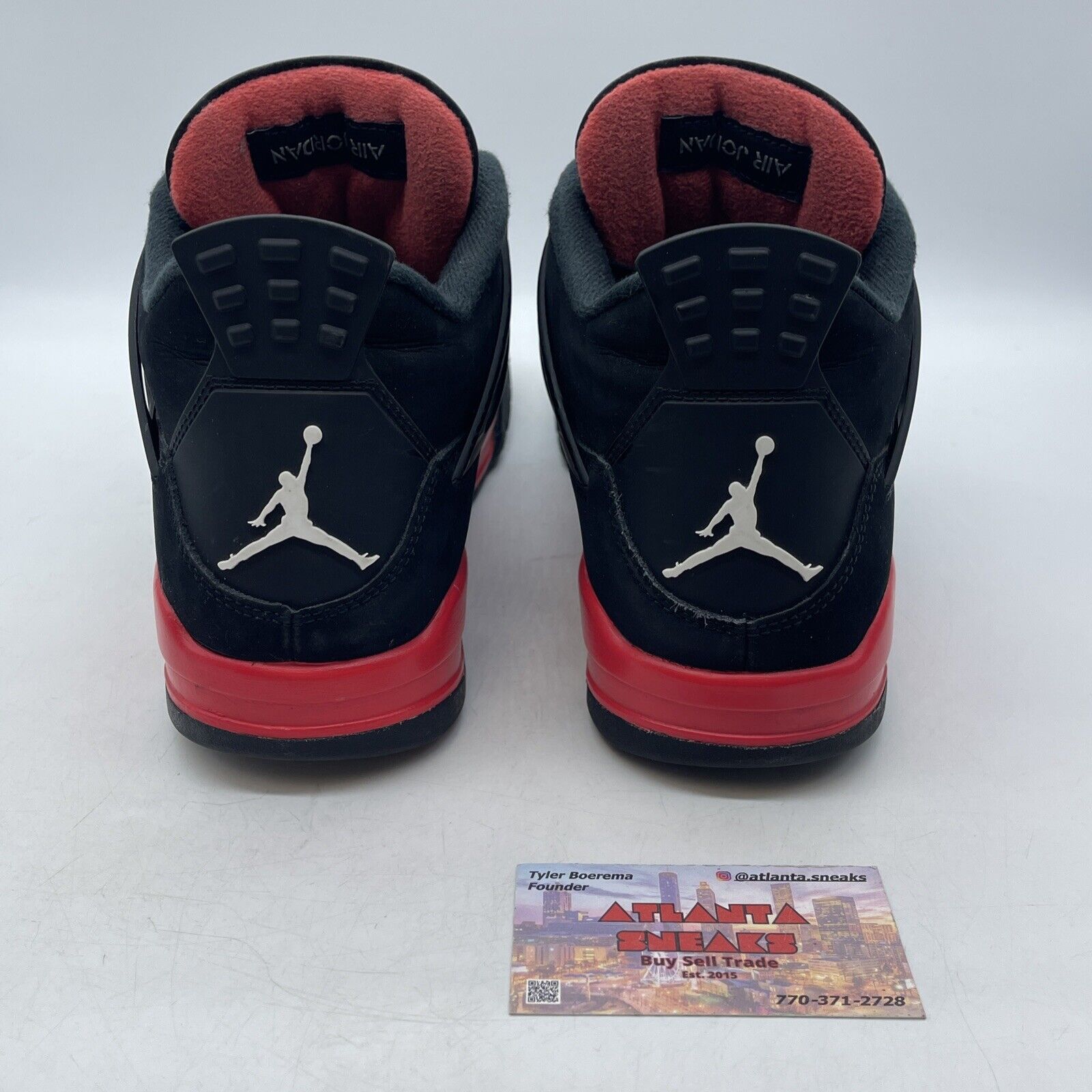 Size 11 - Jordan 4 Retro Mid Red Thunder Black Suede (CT8527-016)