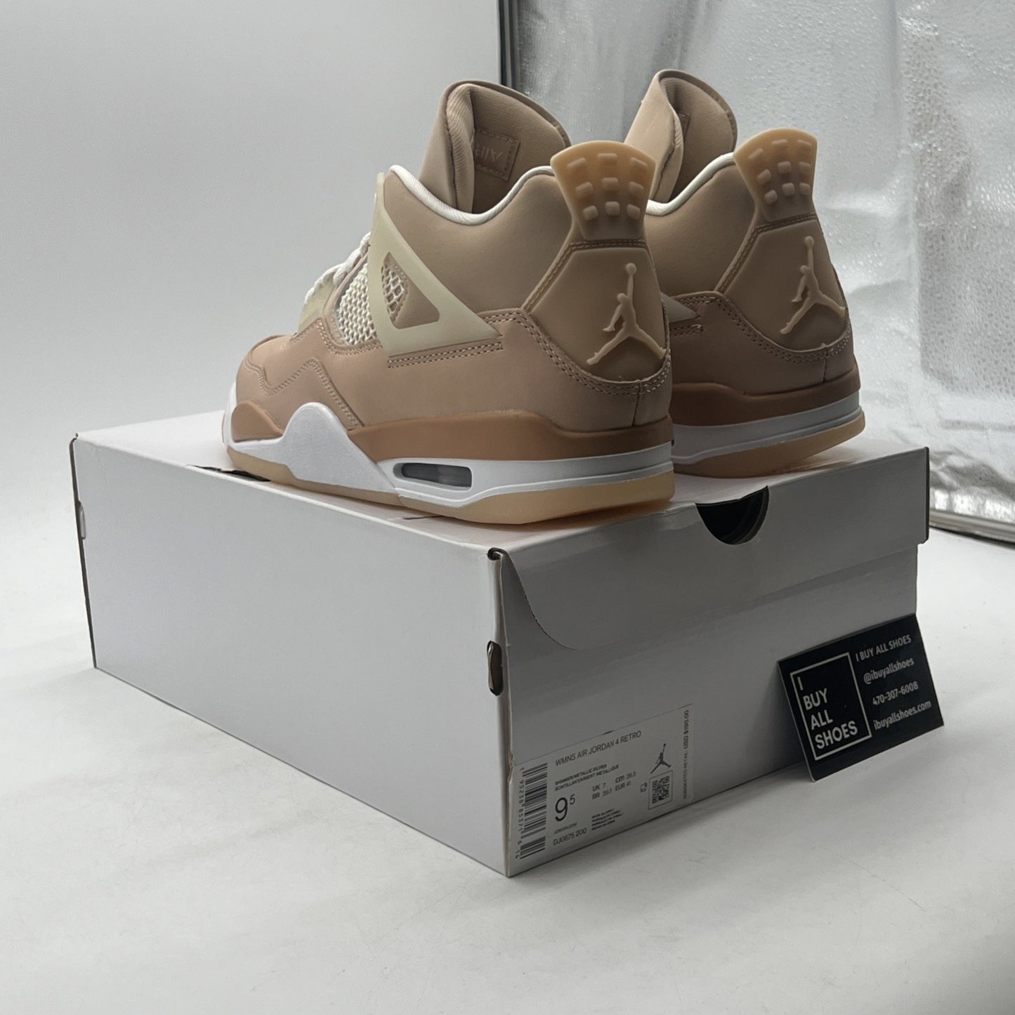 Size 9.5 - Air Jordan 4 Retro Shimmer W (DJ0675-200)