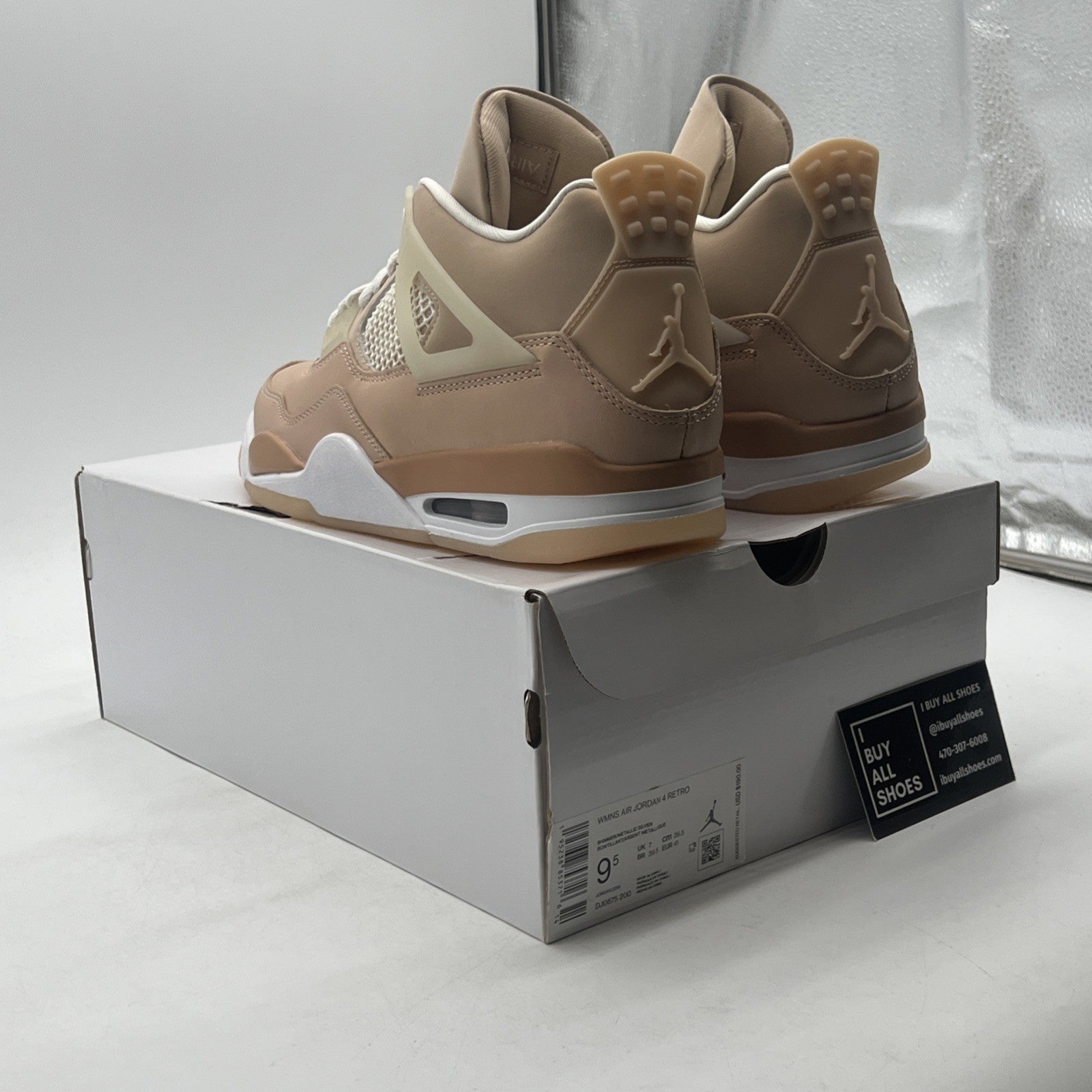 Size 9.5 - Air Jordan 4 Retro Shimmer W (DJ0675-200)