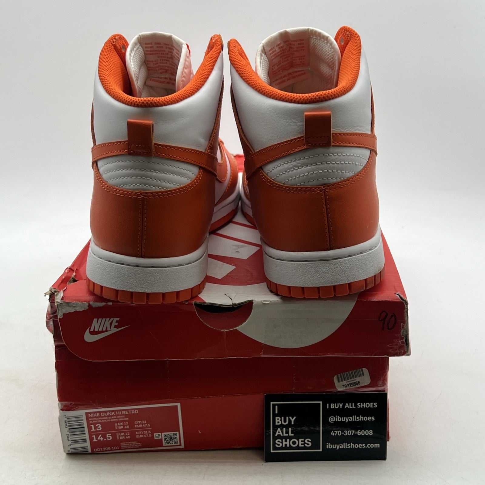Size 13 - Nike Dunk SP 2021 High Syracuse (DD1399-101)