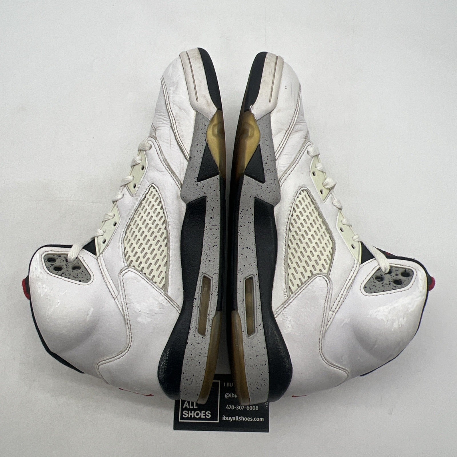Size 11 - Air Jordan 5 Retro White Cement (136037-104)