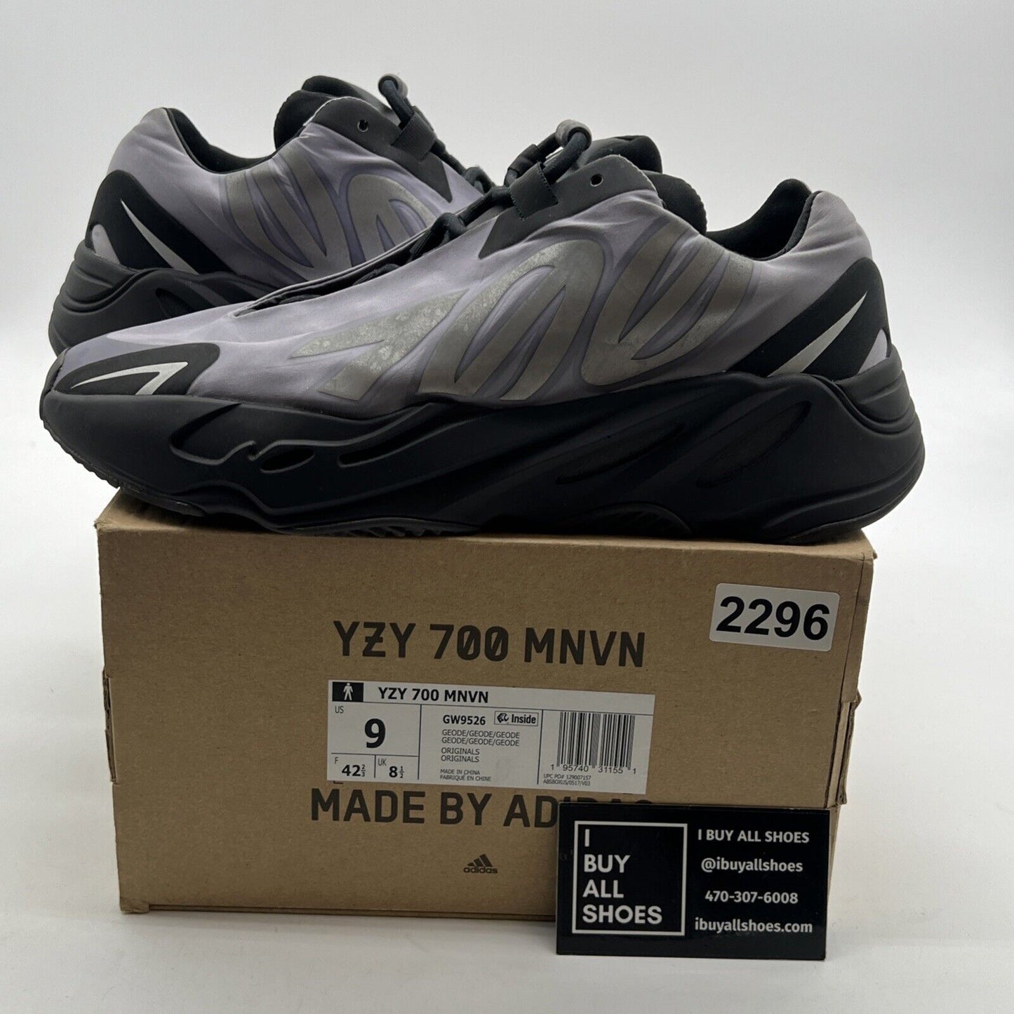 Size 9 - Adidas Yeezy Boost 700 MNVN Geode (GW9526)