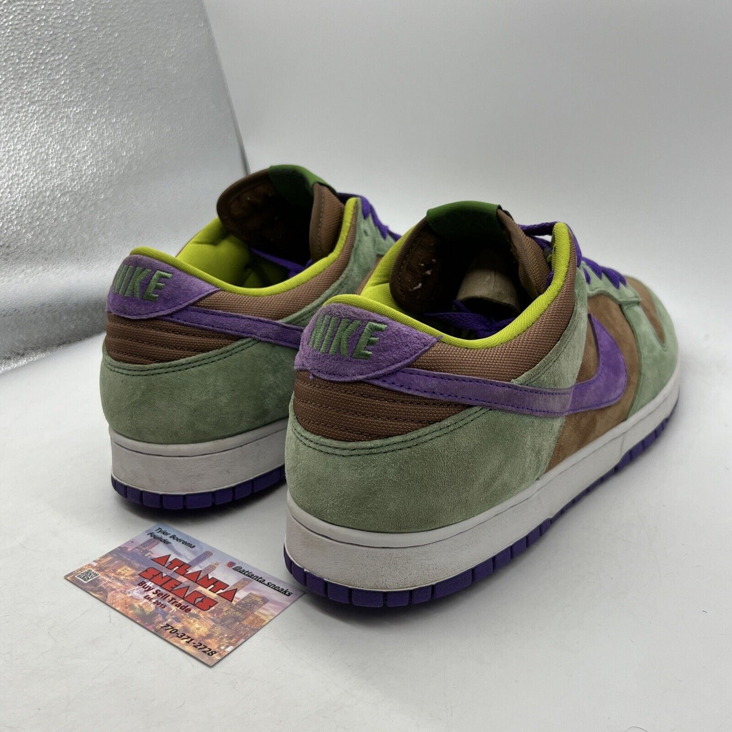 Size 14 - Nike Dunk SP Retro 2020 Low Veneer Purple Brown Green Suede DA1469-200