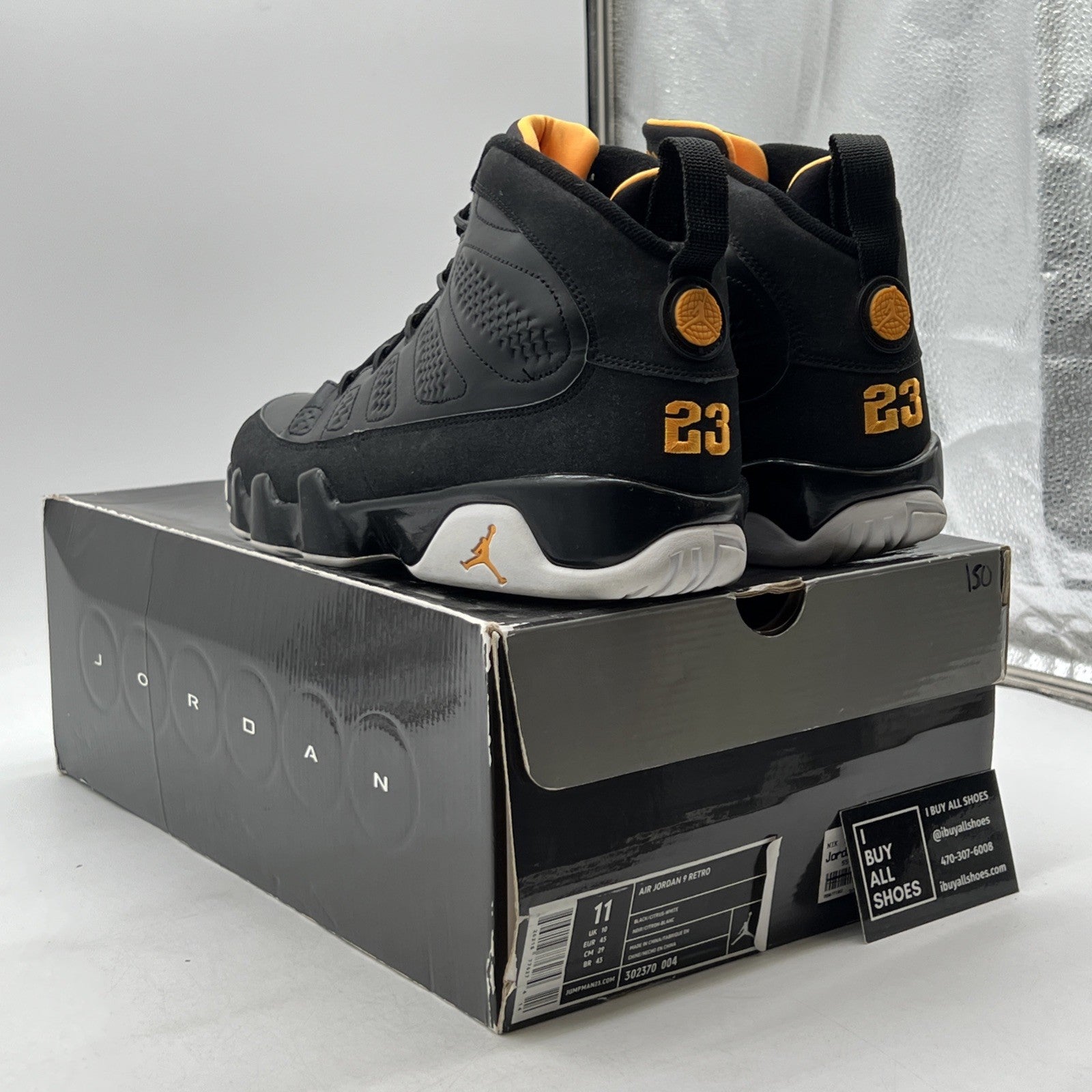Size 11 - Air Jordan 9 Retro Citrus (302370-004)