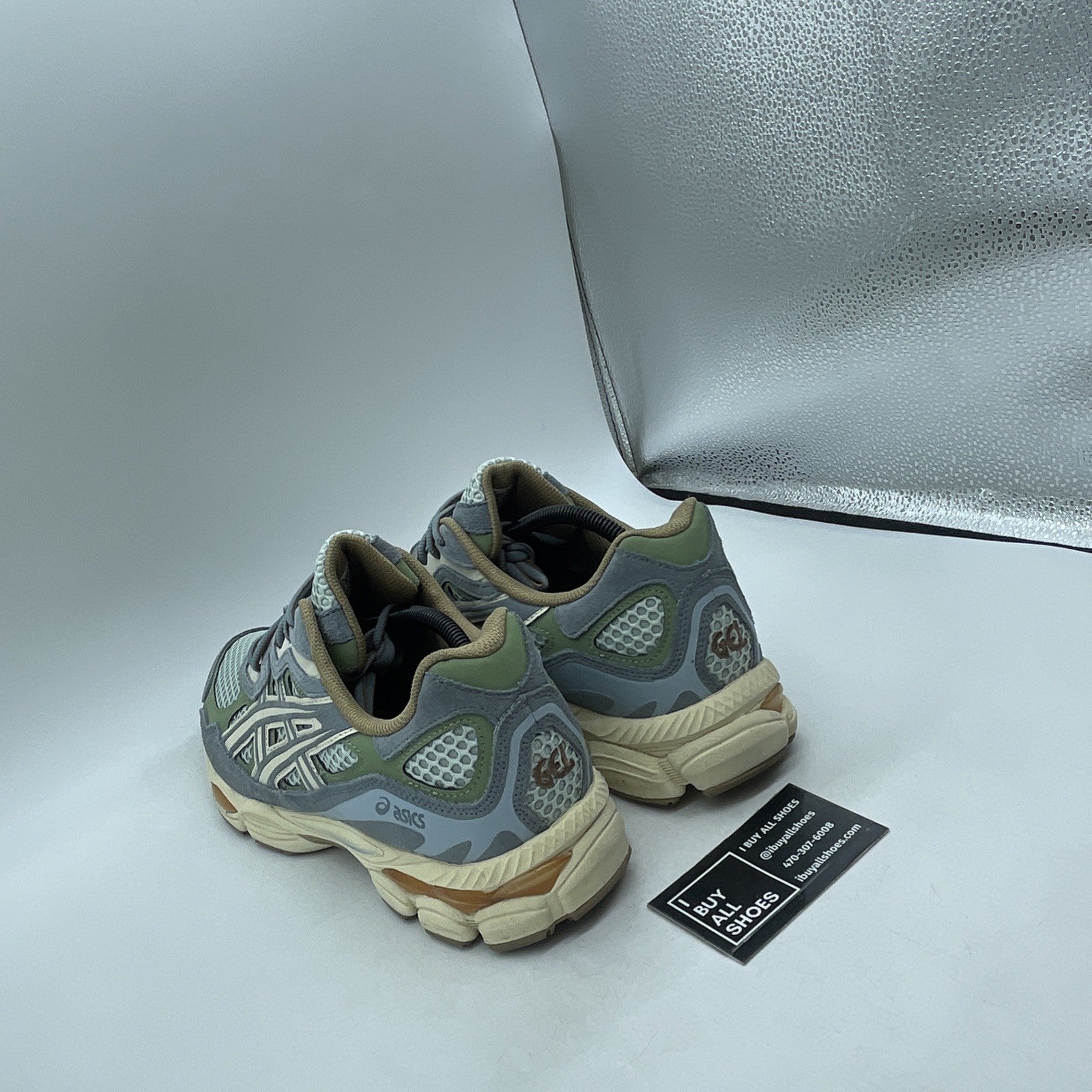 Size 12 - Asics Gel NYC Cold Moss Fjord Grey (1203A372)