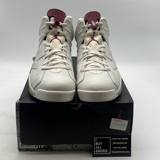 Size 10.5 - Air Jordan 6 Retro 2015 Maroon (384664-116)