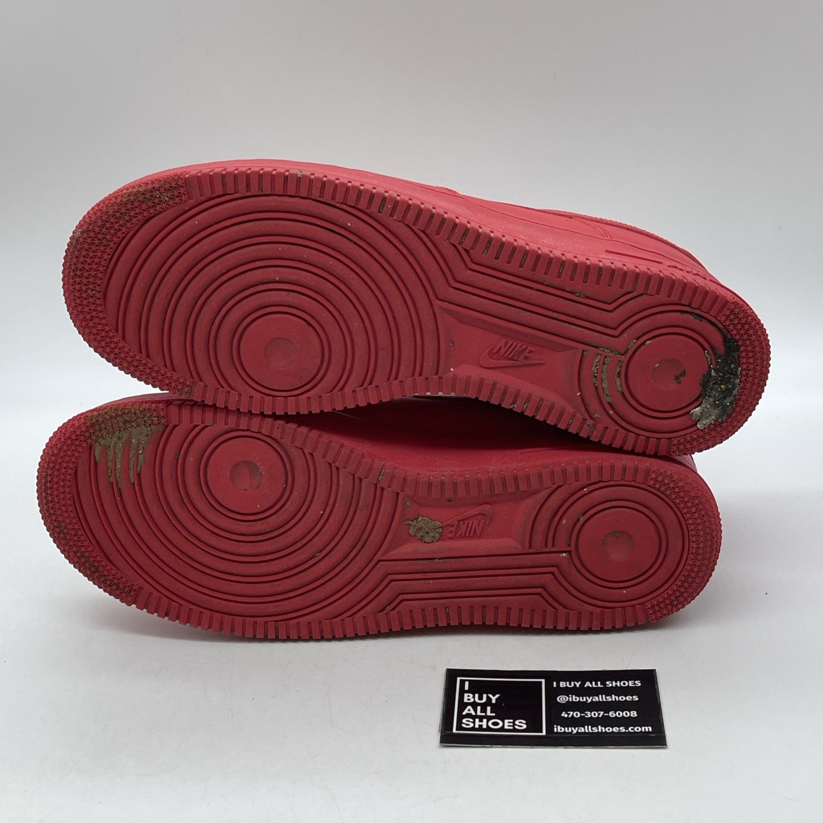 Size 10.5 - Nike Air Force 1 Low Triple Red Leather (CW6999-600)