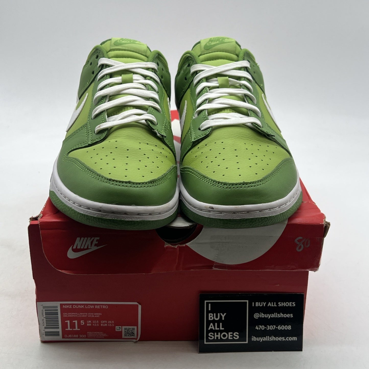 Size 11.5 - Nike Dunk Low Chlorophyll (DJ6188-300)