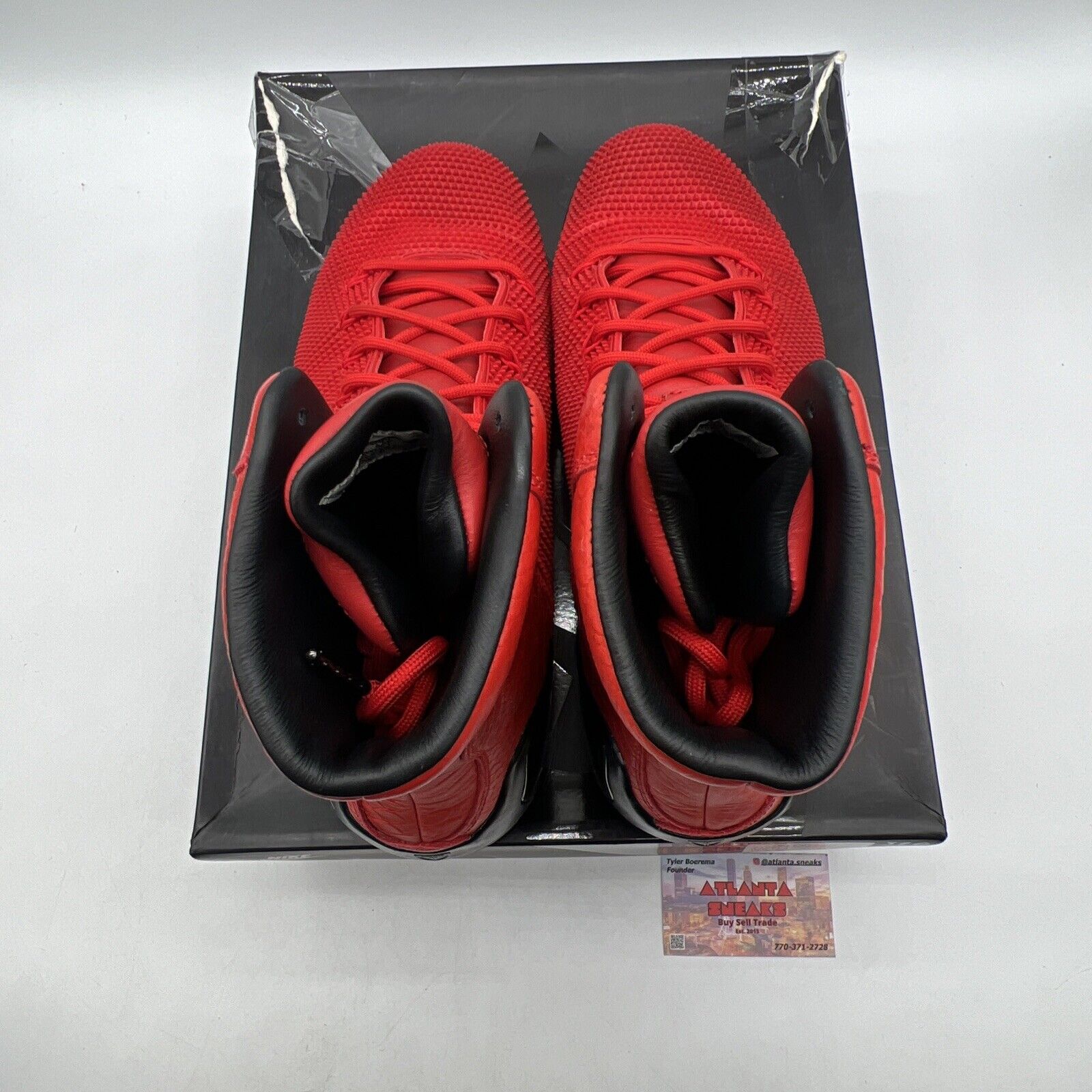 Size 13 - Nike Kobe 9 KRM EXT High Red Mamba Black (716993-600)