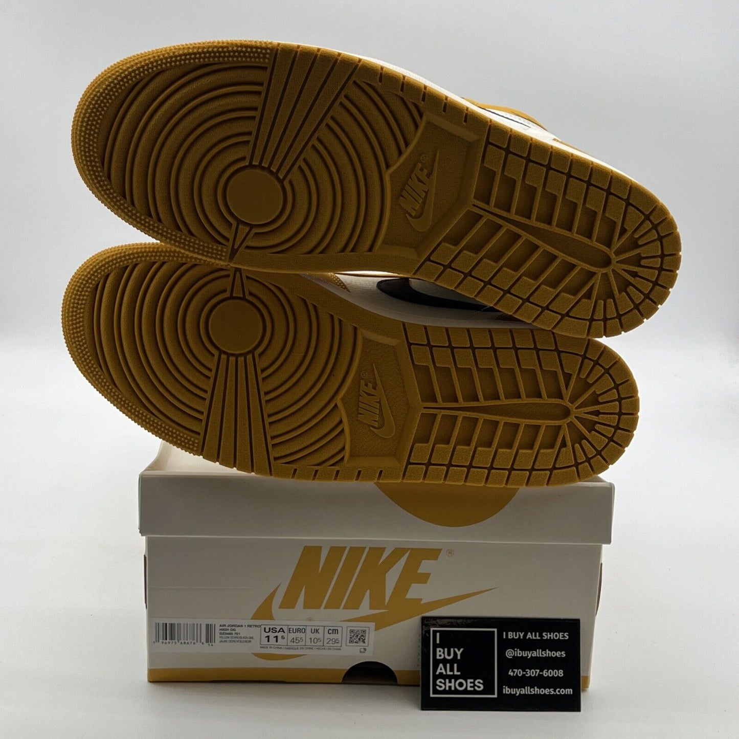 Size 11.5 - Air Jordan 1 Retro OG High Yellow Ochre (DZ5485-701)