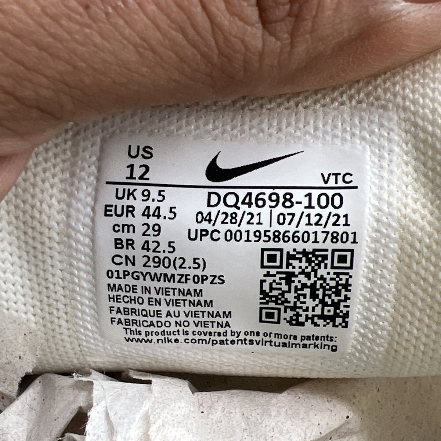 Size 12 - Nike Air Max 270 Sail Copa W (DQ4698-100)