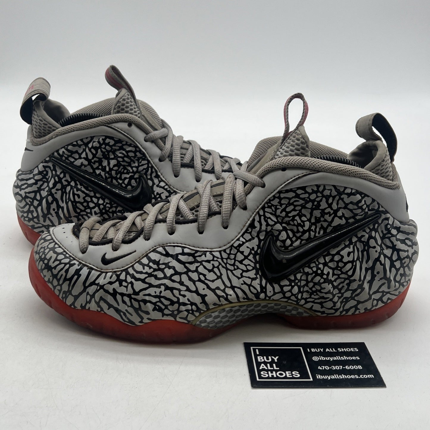 Size 9.5 - Nike Air Foamposite Pro PRM Elephant Print (616750-002)