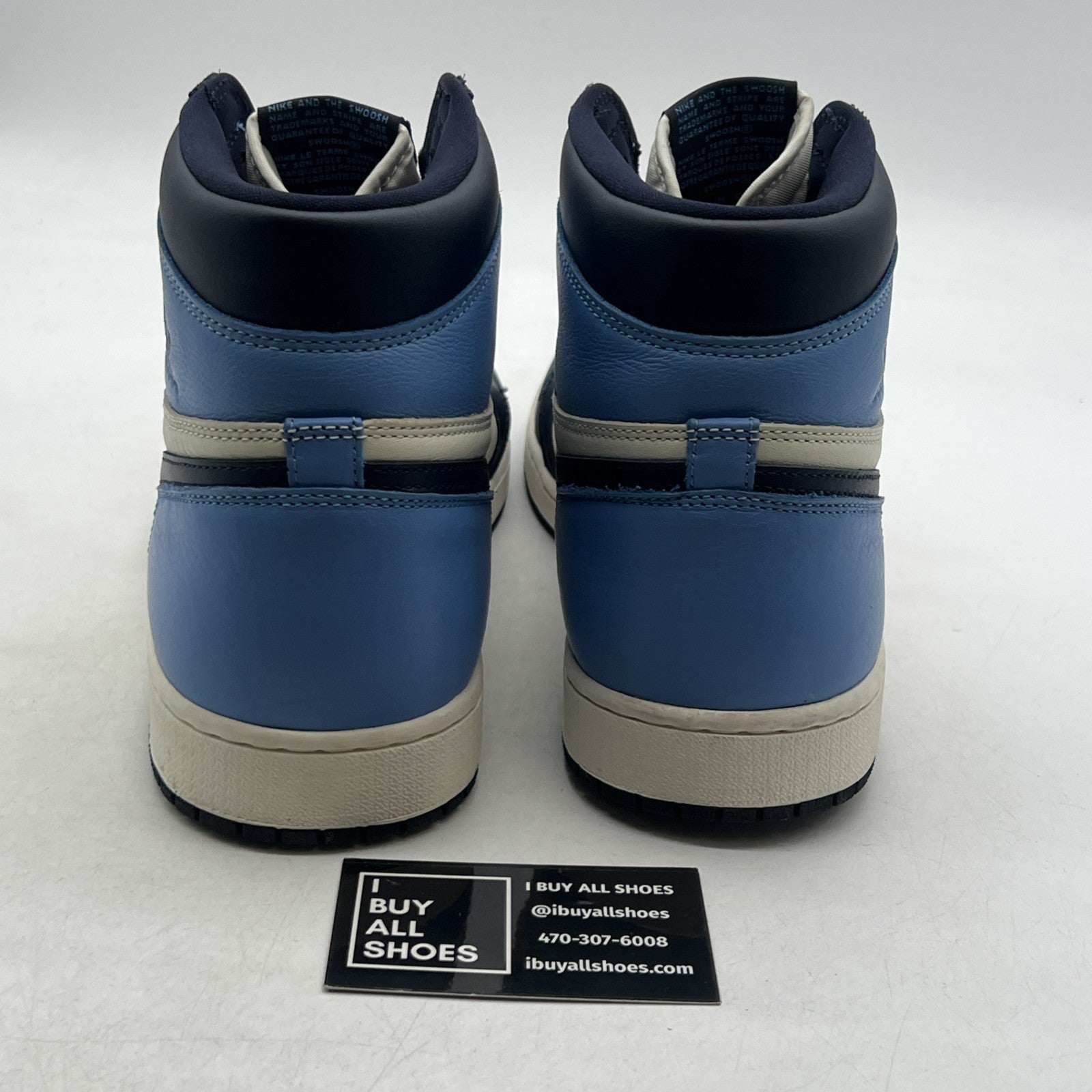 Size 14 - Air Jordan 1 Retro OG High Obsidian UNC 2019 (555088-140)